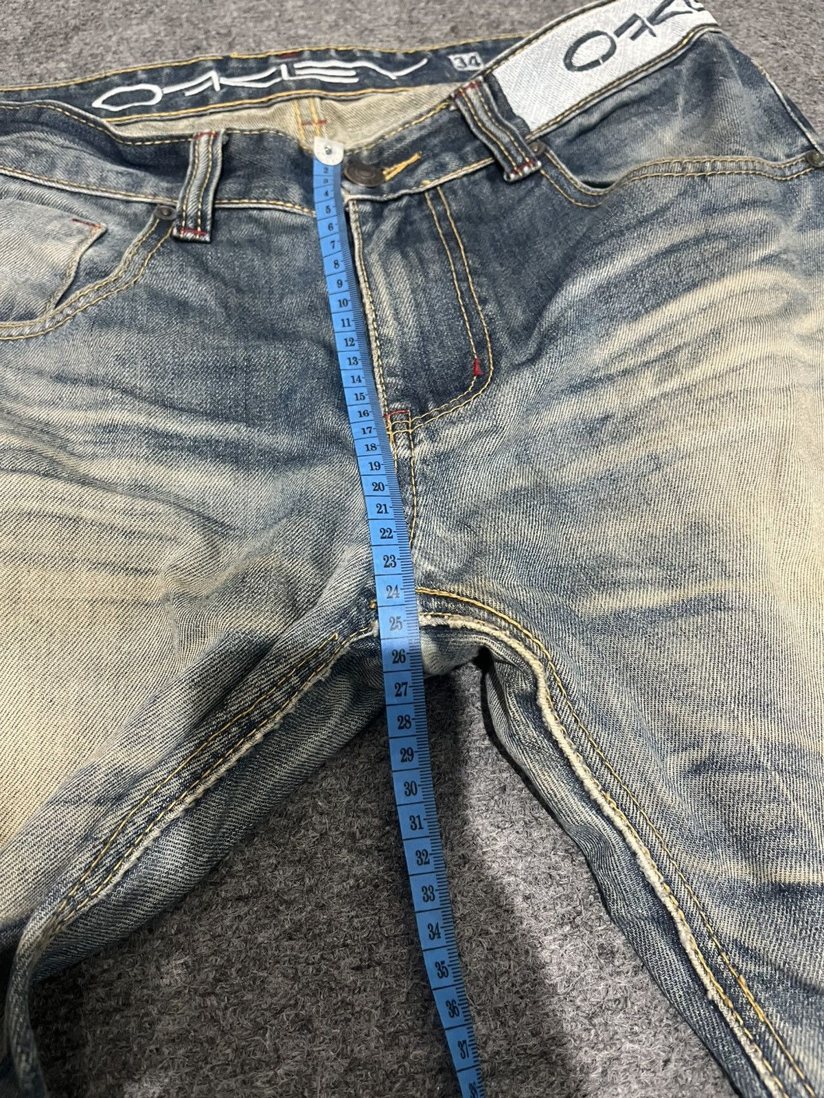 Oakley Oakley denim jeans faded with tear Size US 34 / EU 50 - 9 Thumbnail