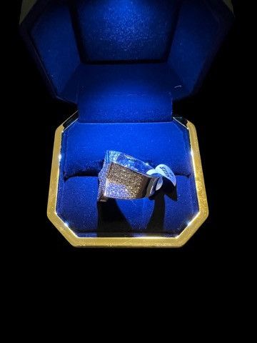 Designer Moissanite Star Ring VVS D color size 9 Size ONE SIZE - 2 Thumbnail
