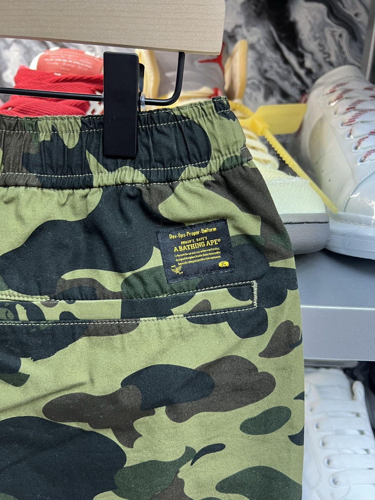 Bape Bape 1st Camo Green Shorts Size US 29 - 4 Thumbnail