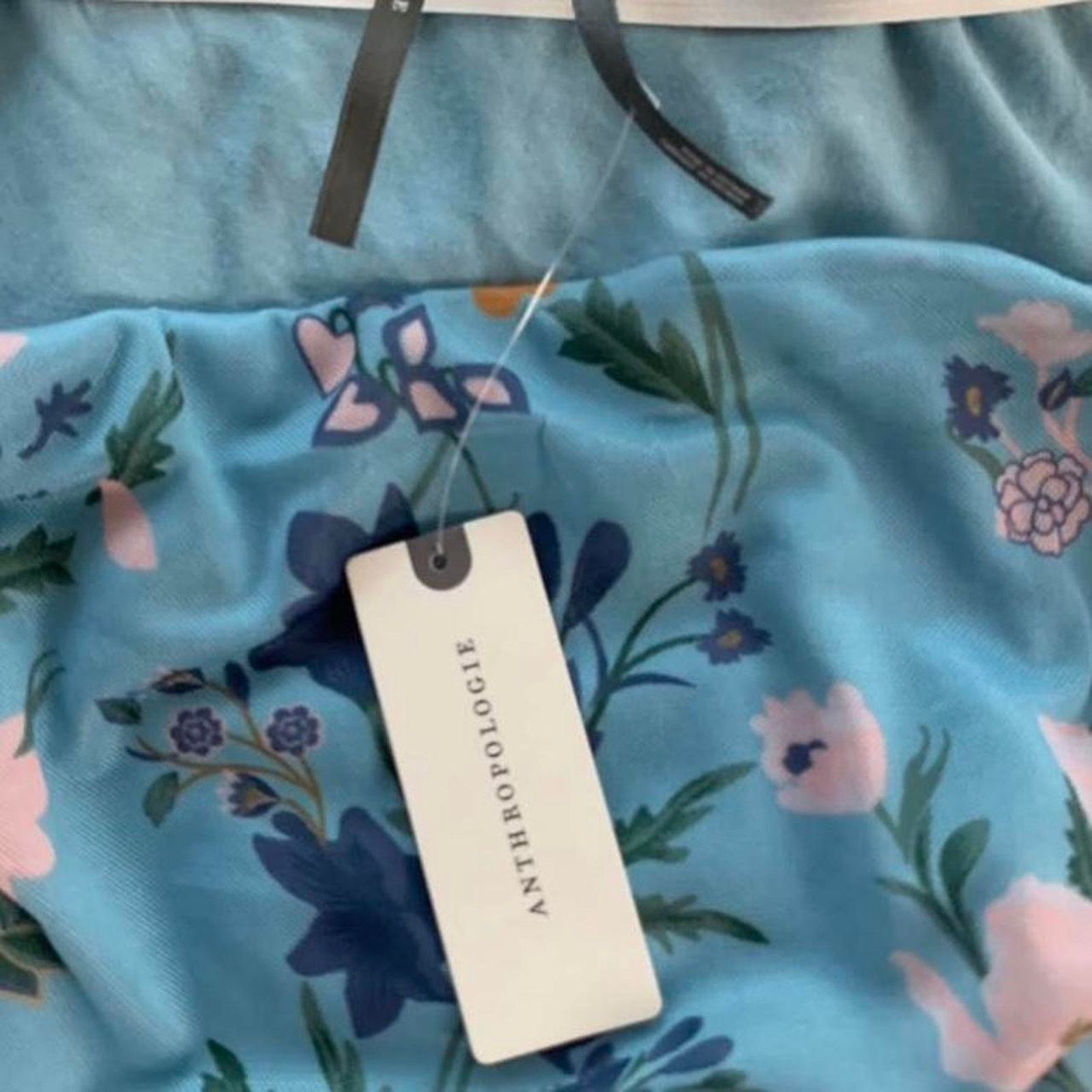 Anthropologie New Maeve x Anthropologie Knee-Length Printed Mesh Skirt Size 32" / US 10 / IT 46 - 6 Thumbnail