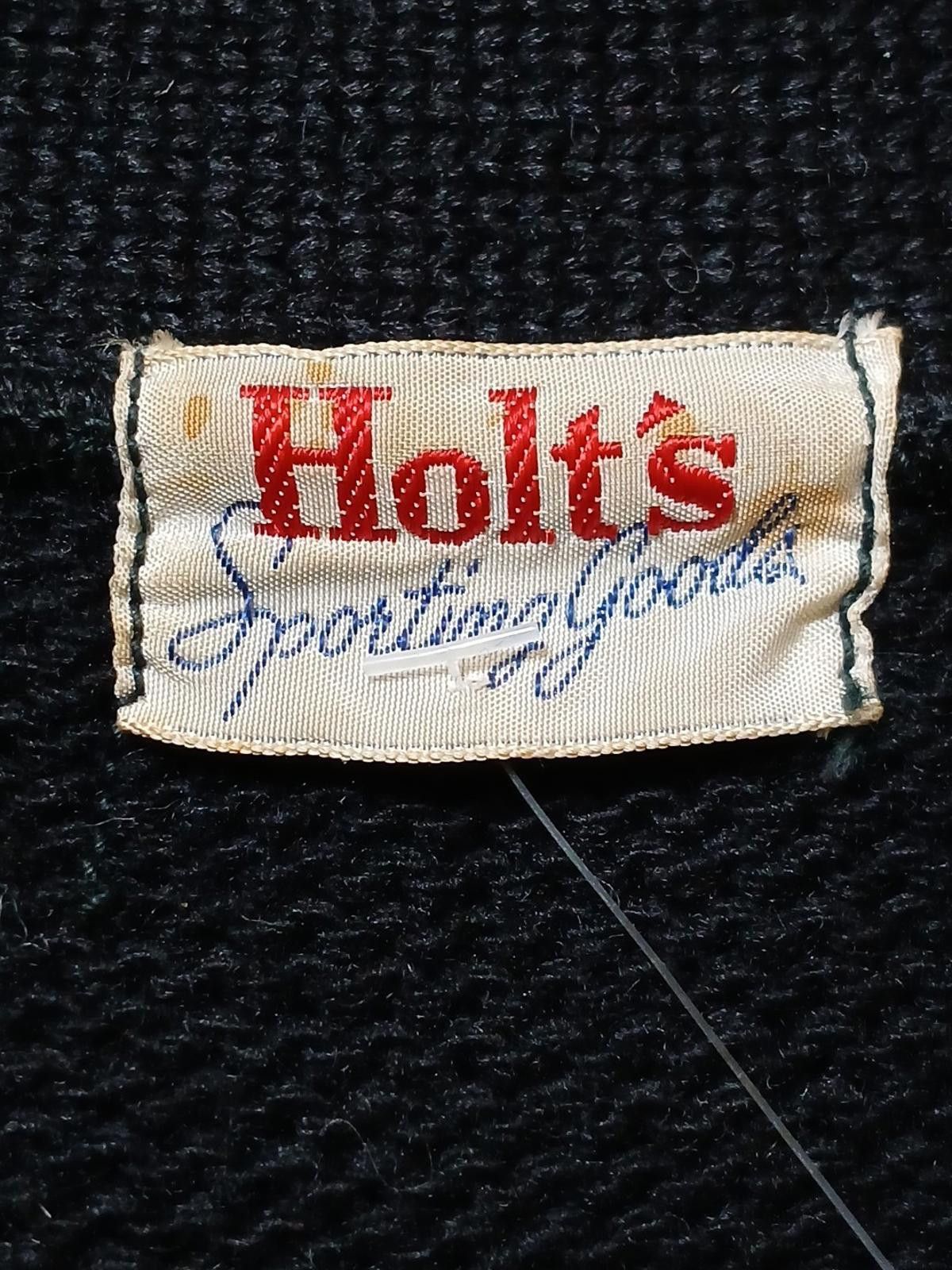 Holt Renfrew 50s Holt's Sporting Goods Sz M Varsity SJ Letterman Sweater Size US M / EU 48-50 / 2 - 2 Thumbnail
