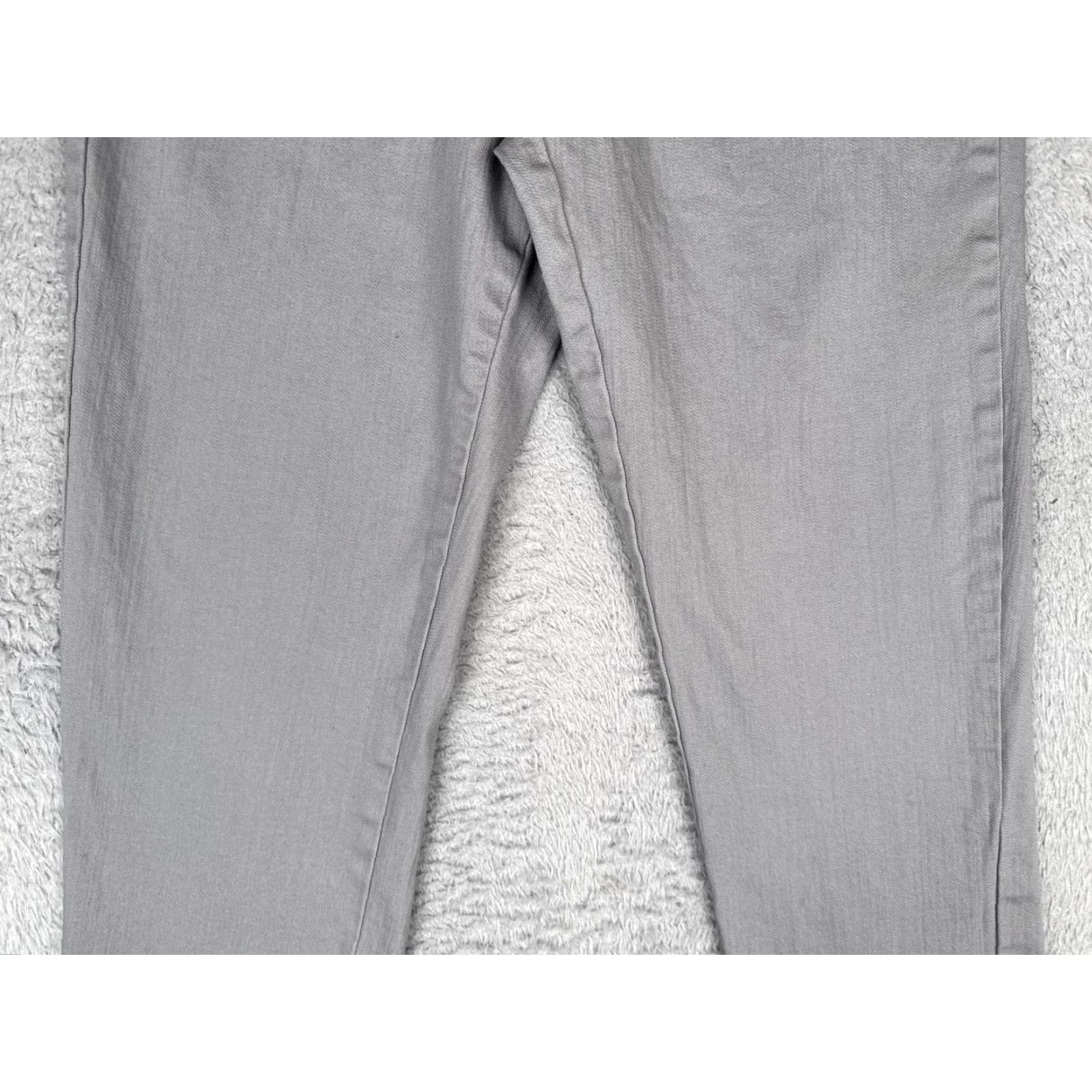 Denime Wombat Womens Jeans Crop Mid Rise 8 Gray Regular Fit Denim 26x22 Size 30" / US 8 / IT 44 - 3 Thumbnail