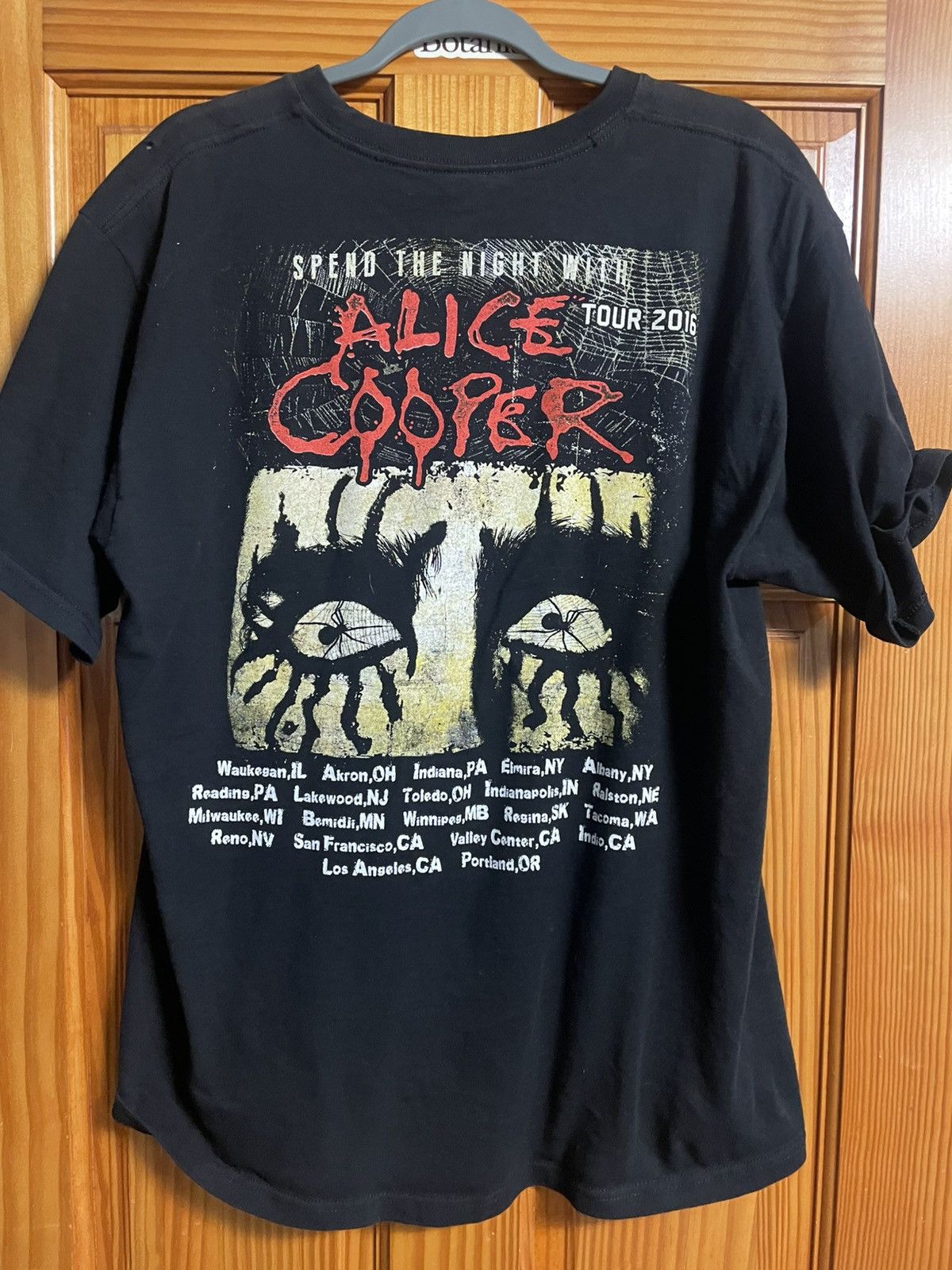 Band Tees × Vintage Alice Cooper 2016 Tour Tee Size US L / EU 52-54 / 3 - 2 Thumbnail