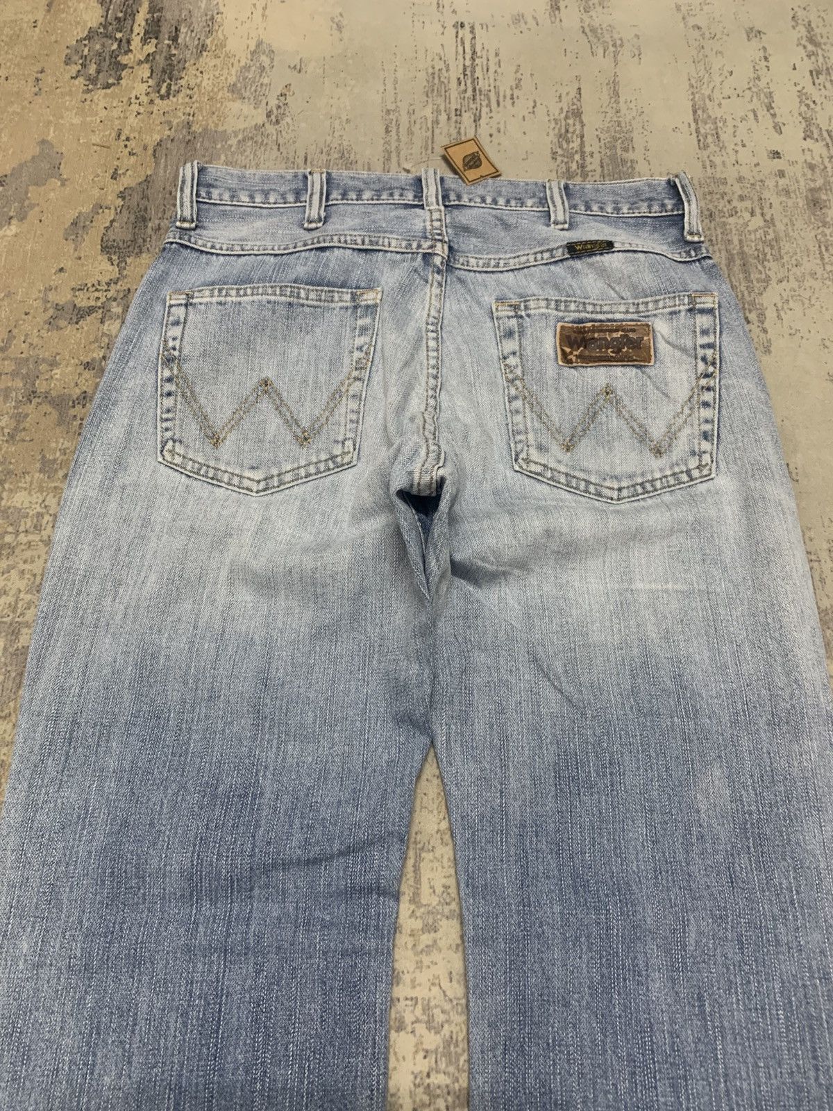 Vintage Vintage Light Wash Wrangler Jeans W31x31.5 Size US 31 - 6 Thumbnail