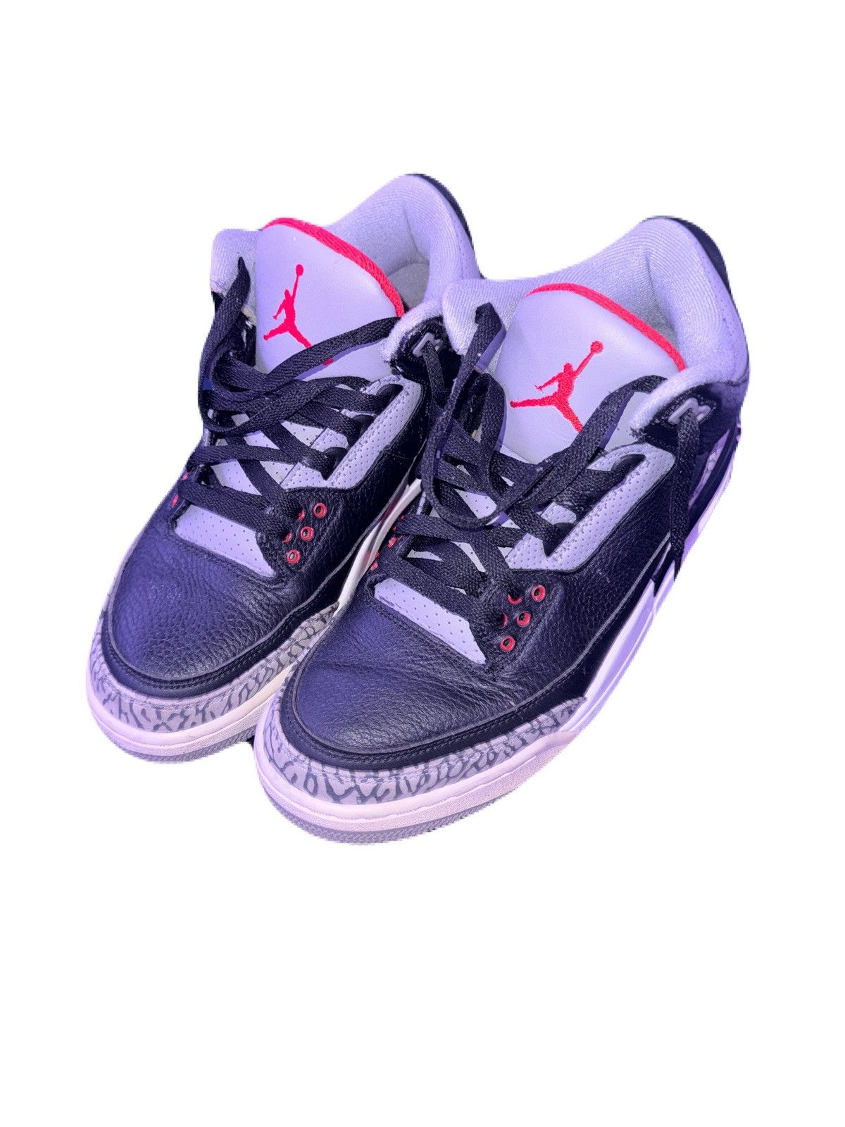 Jordan Brand × Nike Air Jordan 3 Retro Black Cement Size US 9.5 / EU 42-43 - 1 Thumbnail