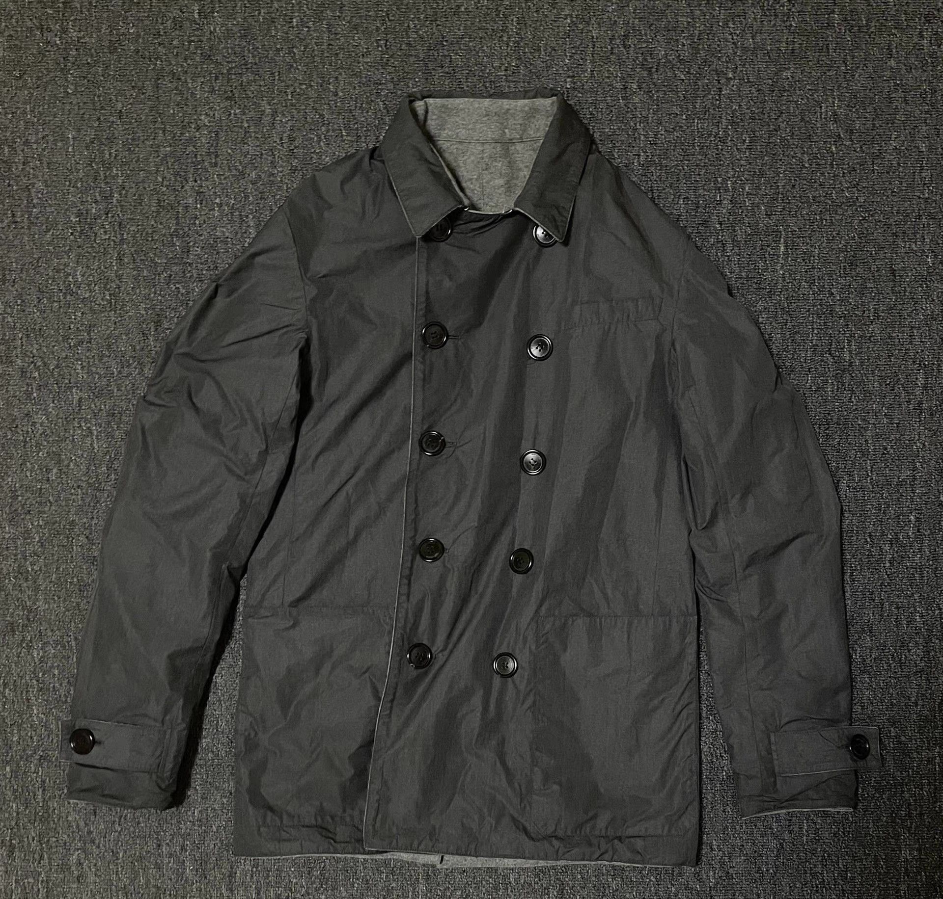 Dior Dior Grey Wool Reversible Coat Q4 Size US M / EU 48-50 / 2 - 6 Thumbnail