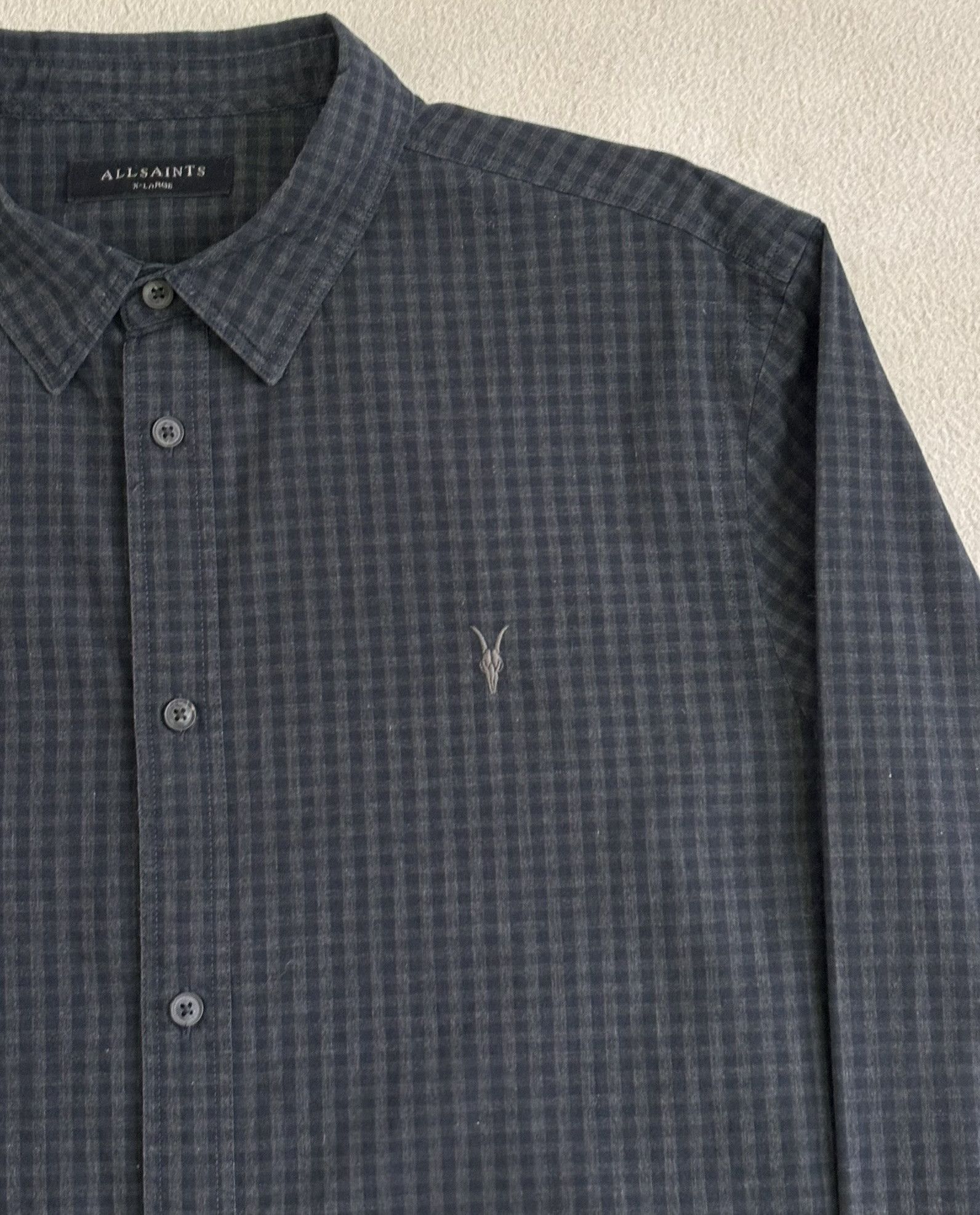 Allsaints Allsaints shirt Black Check size XL Size US XL / EU 56 / 4 - 8 Thumbnail