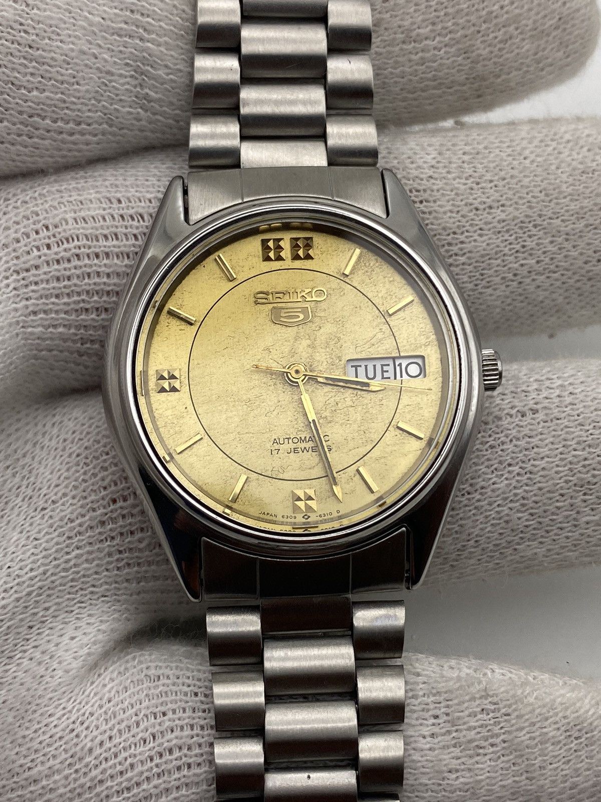 Seiko Vintage Seiko 5 Automatic 6309 Men’s Wristwatach Size 34 - 5 Thumbnail