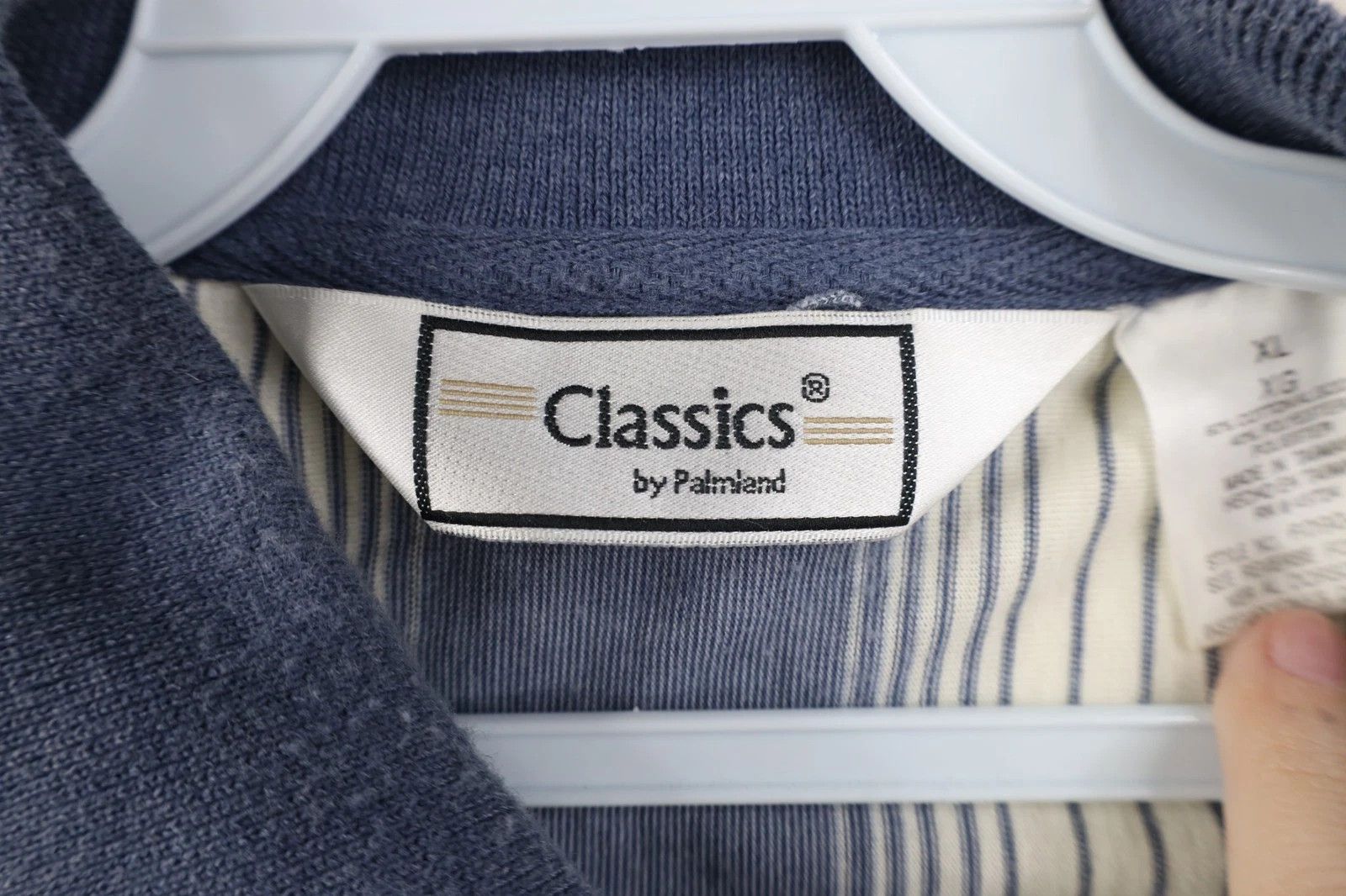 Vintage Vintage 90s Streetwear Striped Knit Pullover Polo Shirt Size US XL / EU 56 / 4 - 7 Thumbnail