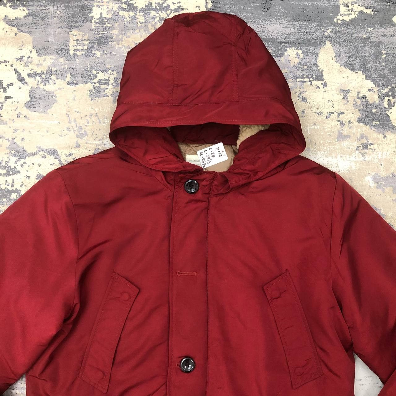 Japanese Brand Y112. JAPAN BACK NUMBER PUFFER WINTER JACKET Size US L / EU 52-54 / 3 - 5 Thumbnail