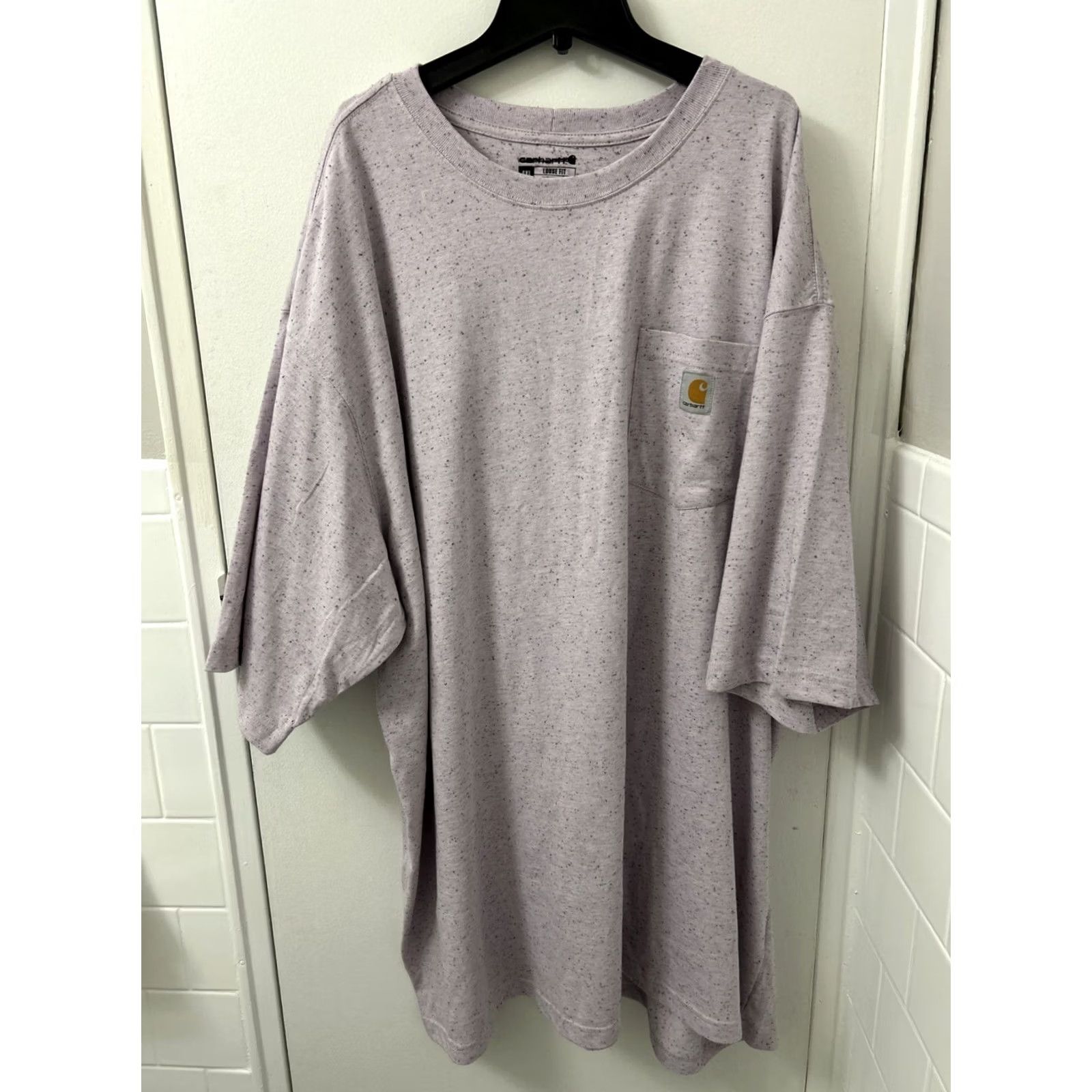 Carhartt Carhartt Shirt Mens 4XL Purple Loose Fit Speckled Pocket Heavyweight S/S K87 V39 Size US XXL / EU 58 / 5 - 2 Thumbnail