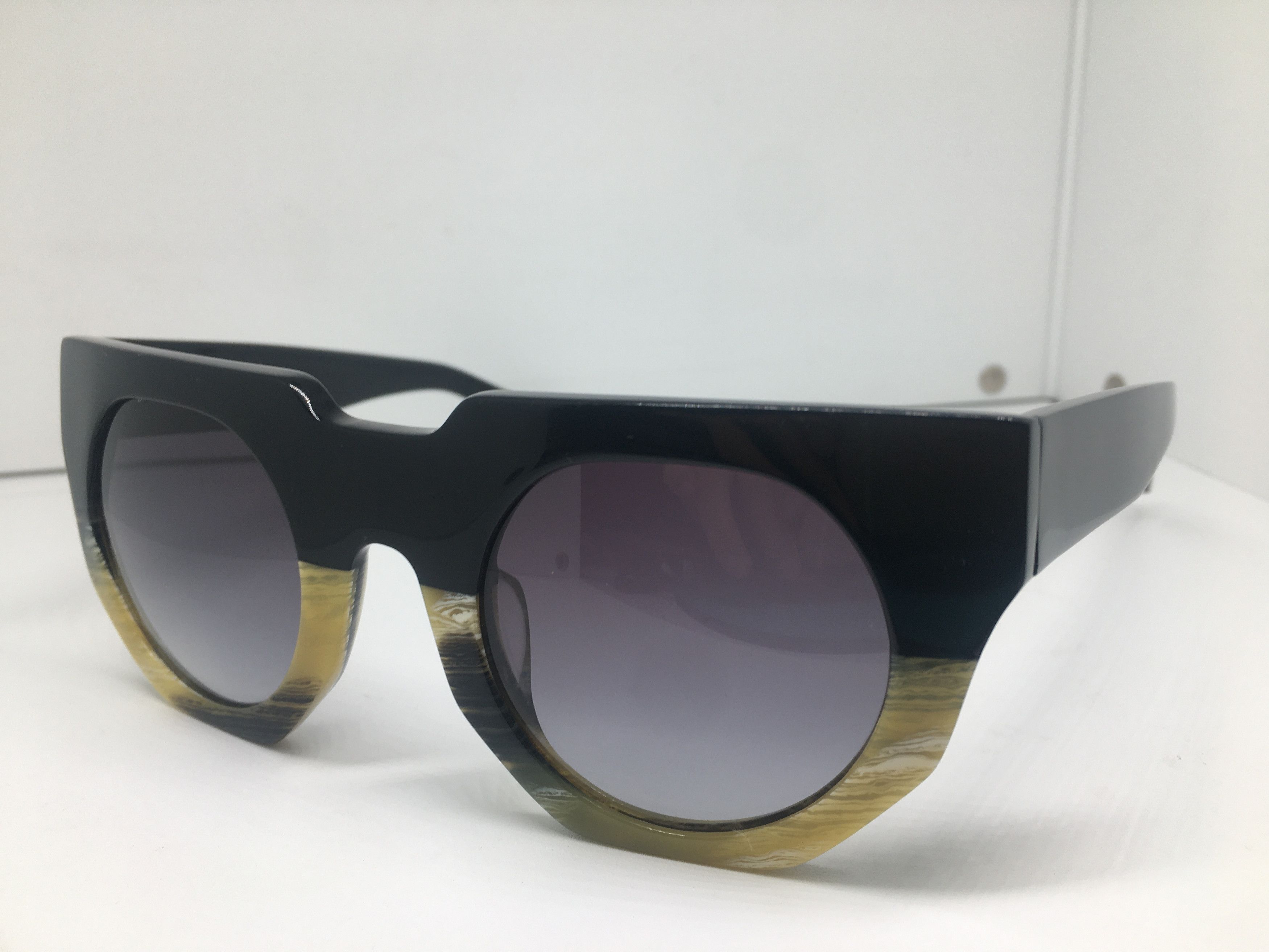 Other Handmade Acetate Oversize Chunky Sunglasses Frame Size ONE SIZE - 3 Thumbnail