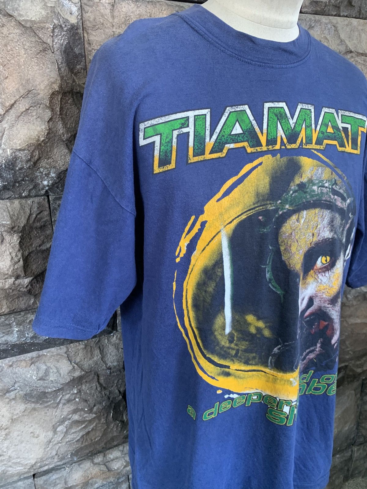 Band Tees Vintage 90s Tiamat Metal Band T shirt Size US XL / EU 56 / 4 - 4 Thumbnail
