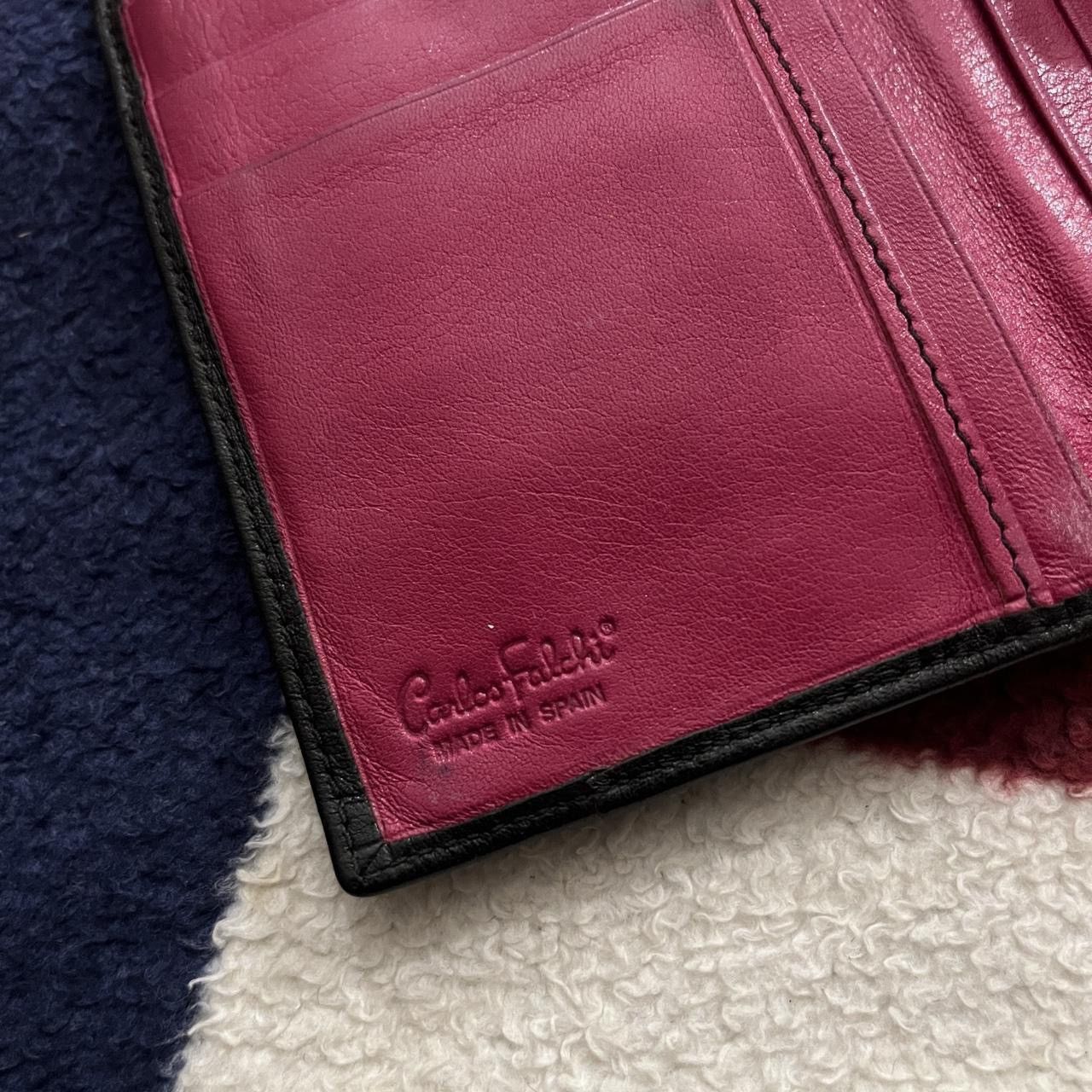Other Carlos Falchi black leather long wallet ID card money holder Size ONE SIZE - 4 Thumbnail