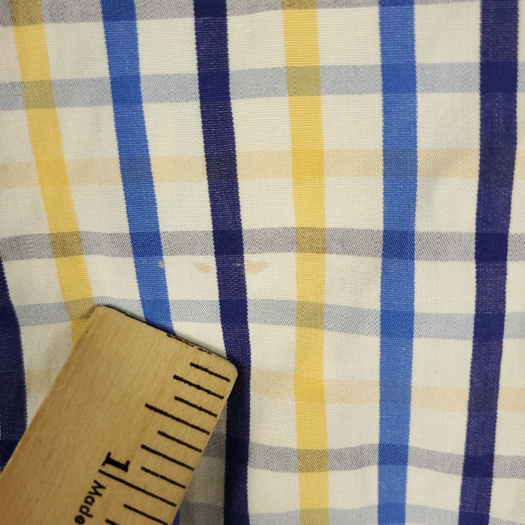 Faconnable Façonnable Casual Button-Up Shirt Mens XL Blue Yellow Check Short Sleeve Classic Preppy Size US XL / EU 56 / 4 - 5 Thumbnail