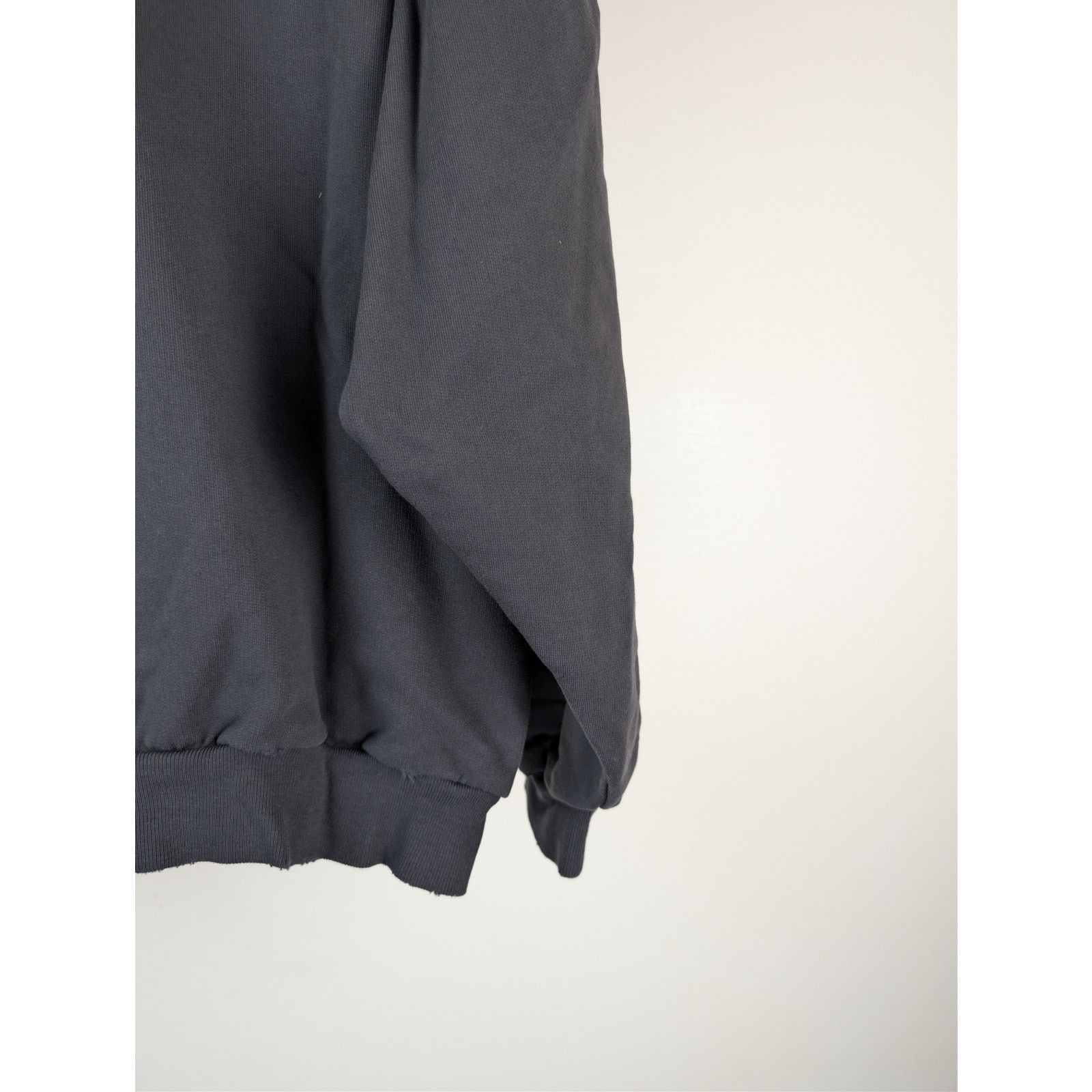Balenciaga o1rshd1 Round Hoodie 1569 Be Kind Medium Molleton in Black Size US S / EU 44-46 / 1 - 13 Thumbnail