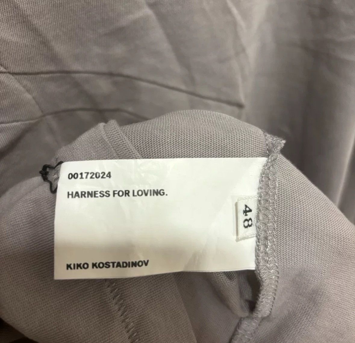Kiko Kostadinov kiko kostadinov 24ss asmmetric t-shirt2412-Nextarrow Size US L / EU 52-54 / 3 - 8 Thumbnail
