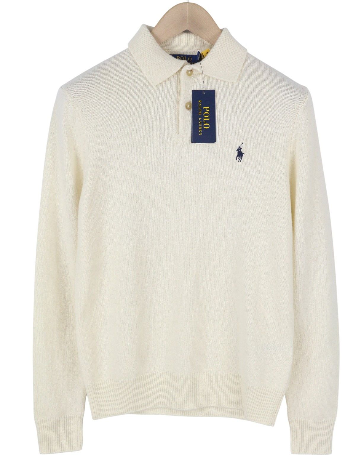 Ralph Lauren CREAM 2XL Wool Blend Polo Neck Pullover 86931 Size US XXL / EU 58 / 5 - 1 Thumbnail