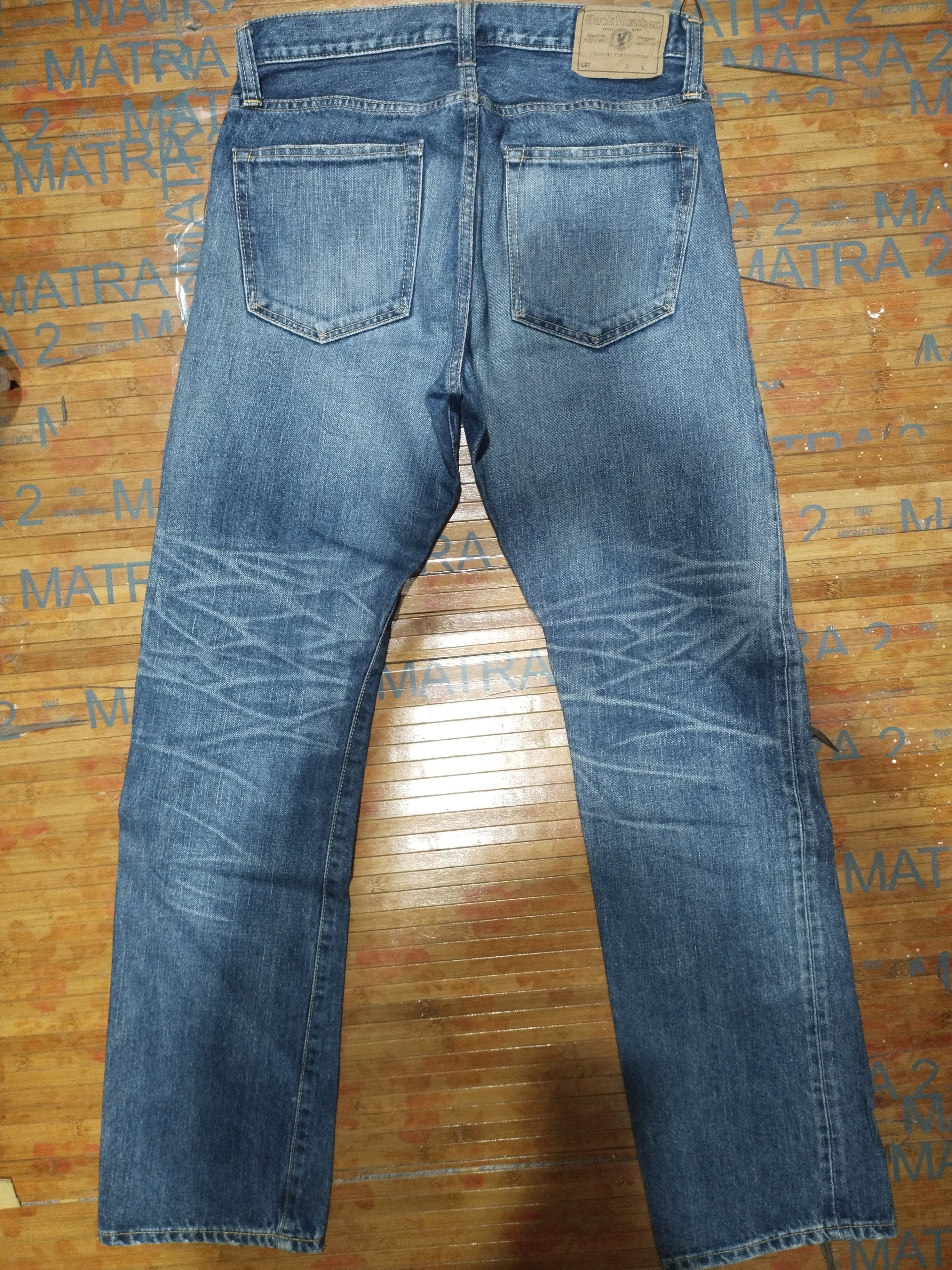 Japanese Brand × Vintage Jeans Back Number Sz 30" (76Cm) Size US 30 / EU 46 - 2 Thumbnail