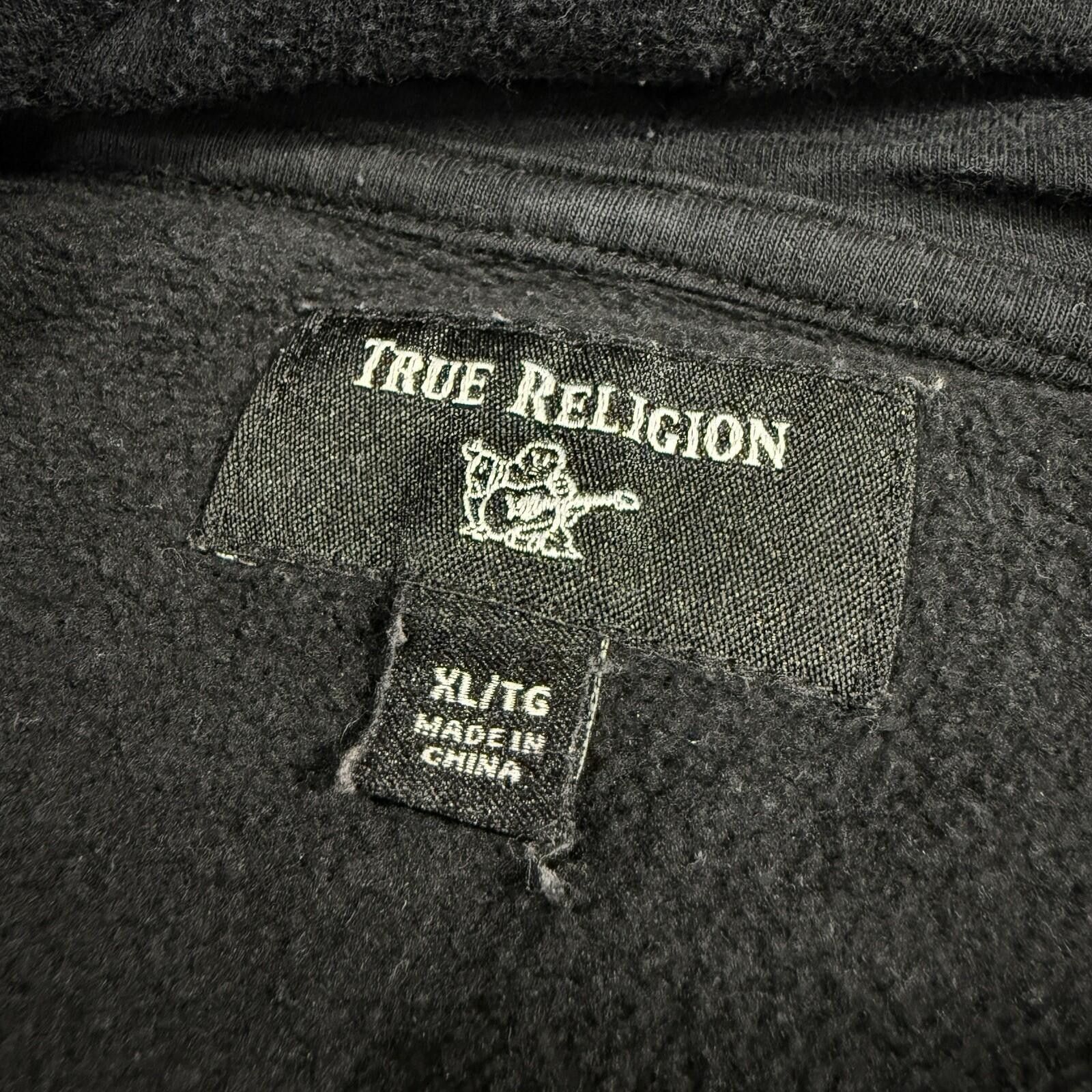 True Religion True Religion Black Hoodie Mens Buddha Pullover Sweatshirt L Size US L / EU 52-54 / 3 - 5 Thumbnail