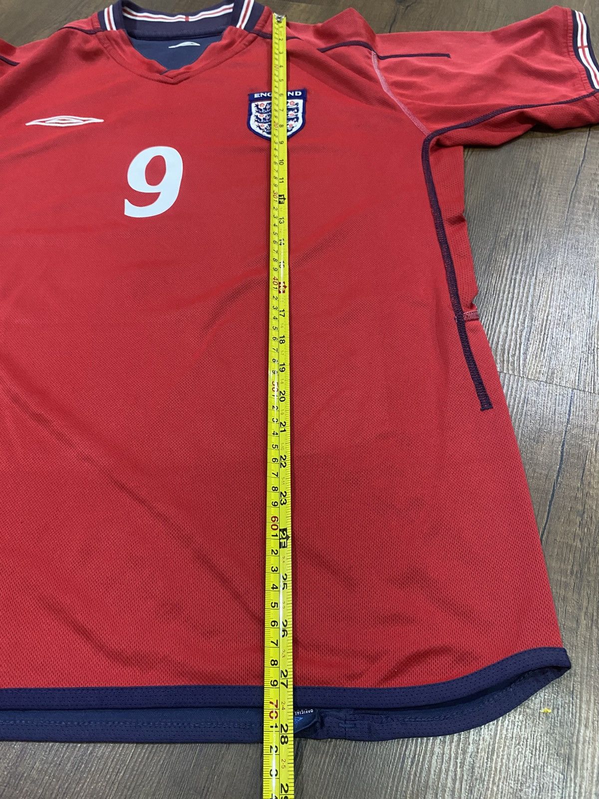 Umbro × Vintage Original Umbro 90’s England Jersey Robbie Fowler 9 Size US L / EU 52-54 / 3 - 7 Thumbnail