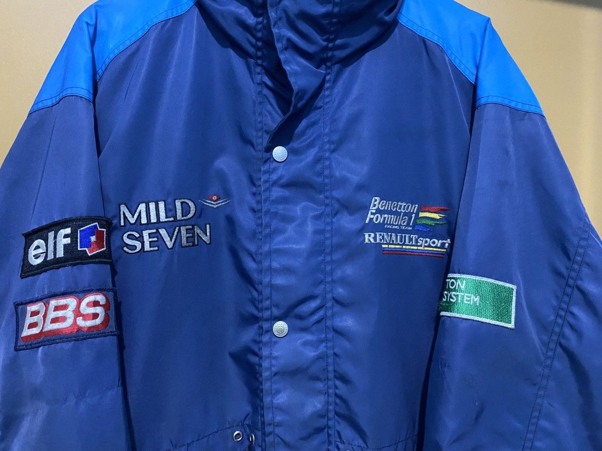 Benetton Rare🔥Vintage 90s Benetton Formula 1 Racing Team Renault Size US L / EU 52-54 / 3 - 9 Thumbnail