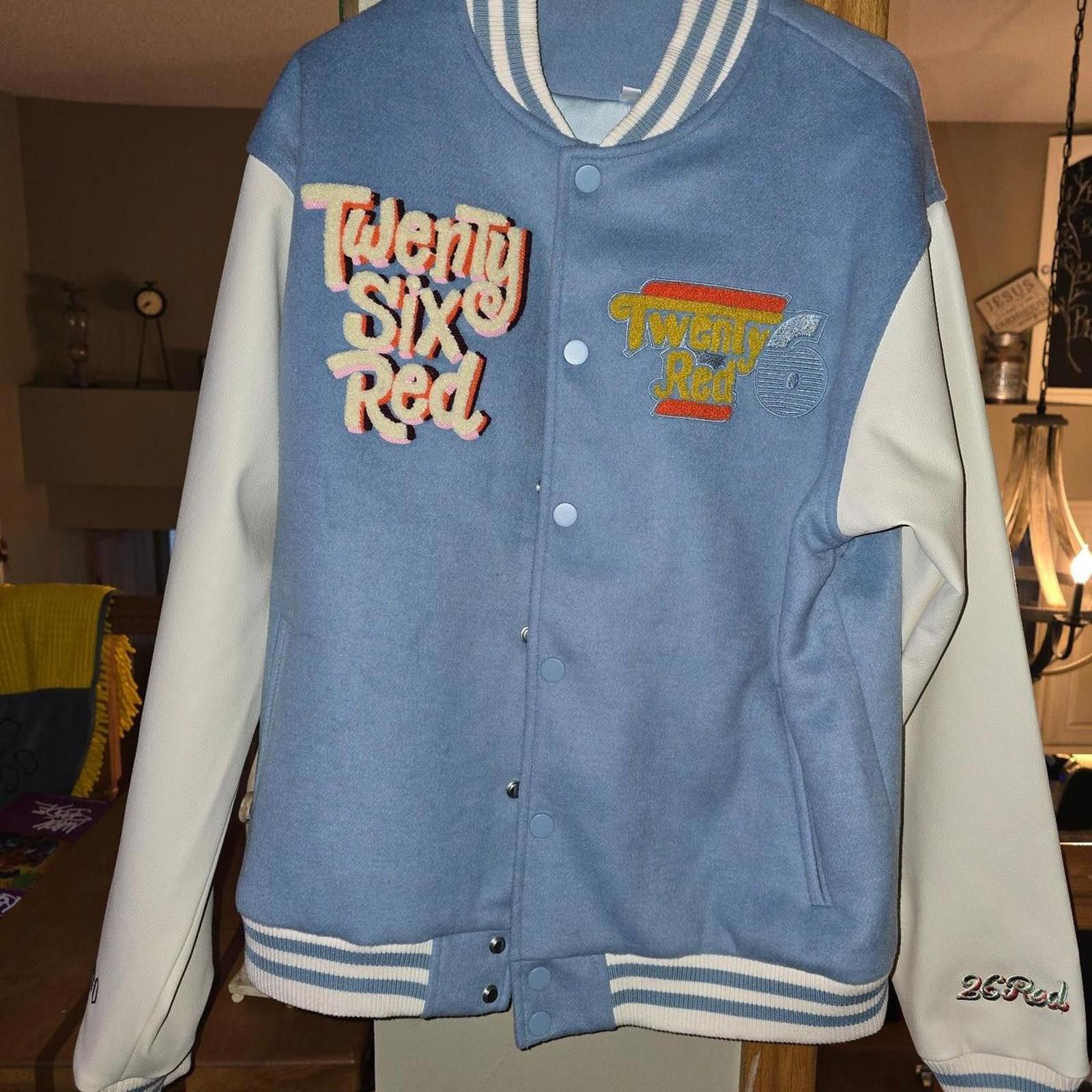 Other 26Red Retro Cat Varsity Jacket Sz L. Sold Out! Size US L / EU 52-54 / 3 - 5 Thumbnail
