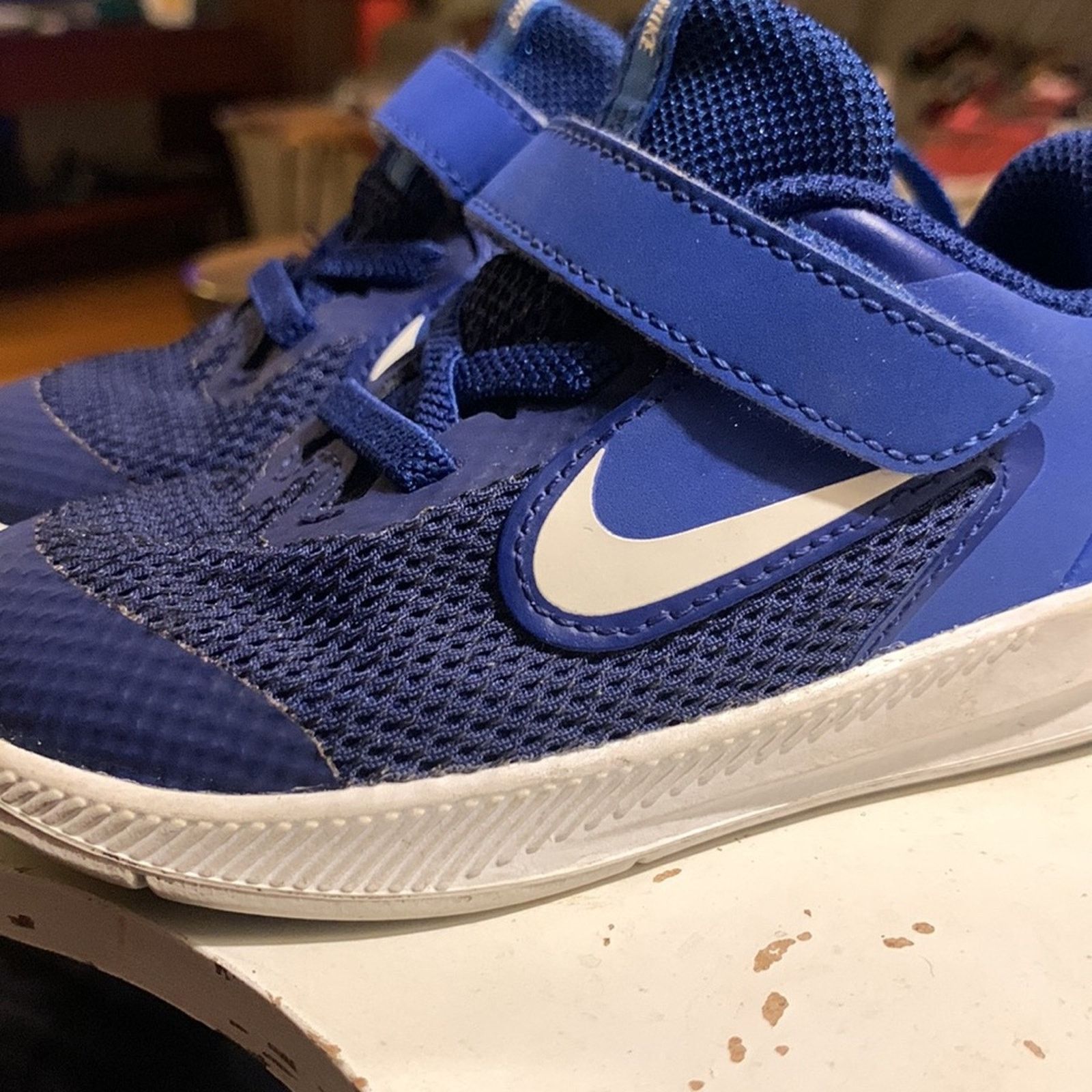 Nike Nike Swoosh blue Downshifter toddler sneakers Size US 7 / EU 40 - 2 Thumbnail