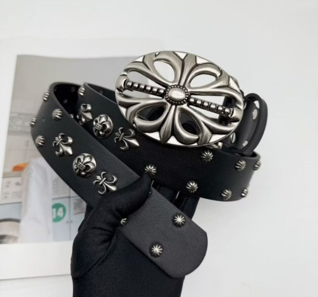 Japanese Brand 💥Y2K metal punk retro Black colour belt Size ONE SIZE - 1 Thumbnail