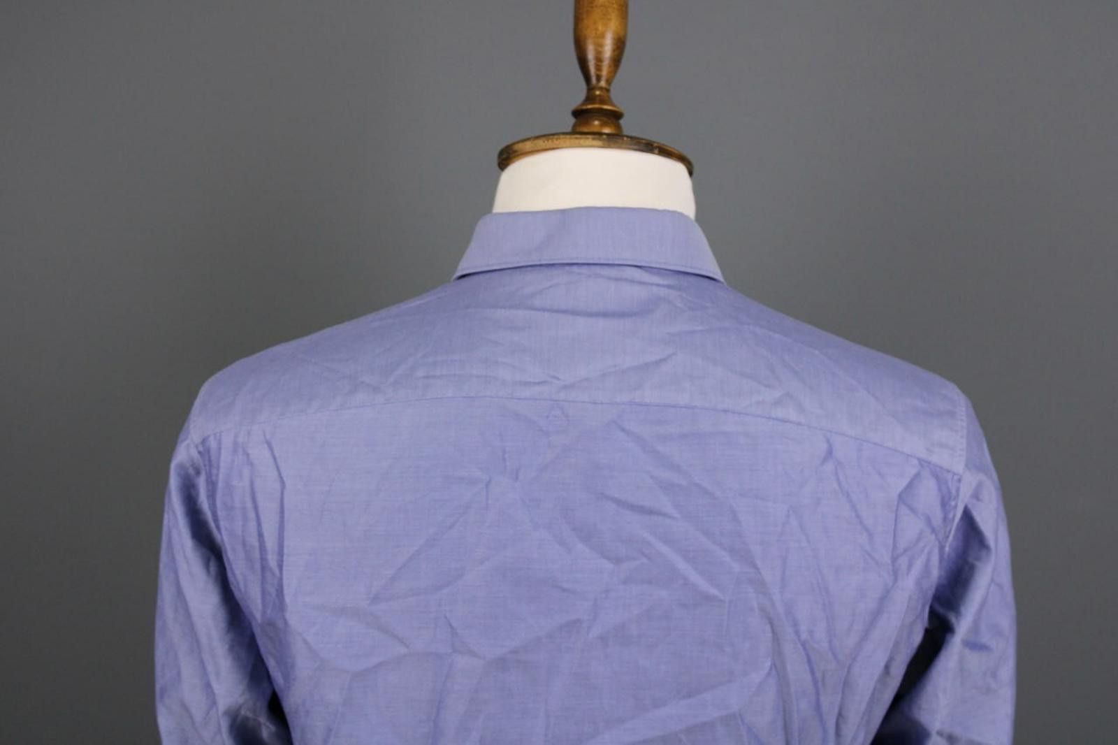 Z Zegna Z Zegna Blue City Button Down Shirt Size 39 / 15 1/2 Size US M / EU 48-50 / 2 - 11 Thumbnail
