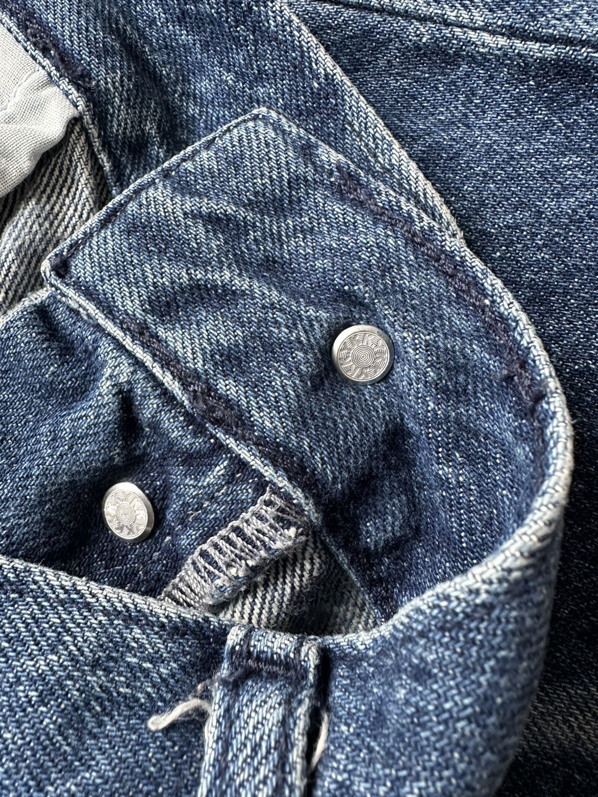 Designer × If Six Was Nine Junkyard Smile Baggy Jeans If Six Was Nine Size US 31 - 10 Thumbnail