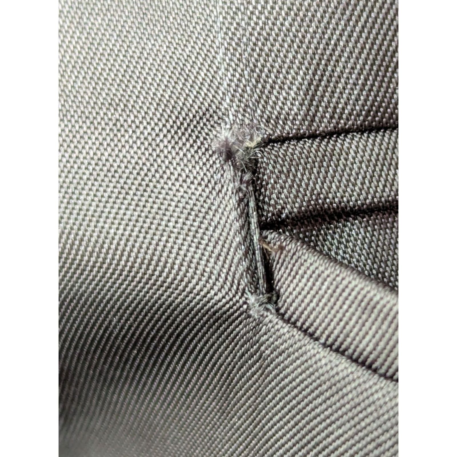 Brooks Christian Brooks 2 Piece Suit Sport Coat & Pant Light Wool PinStriped Charcoal Navy Blue 41S 34x27 Mens Vintage Size 42R - 6 Thumbnail