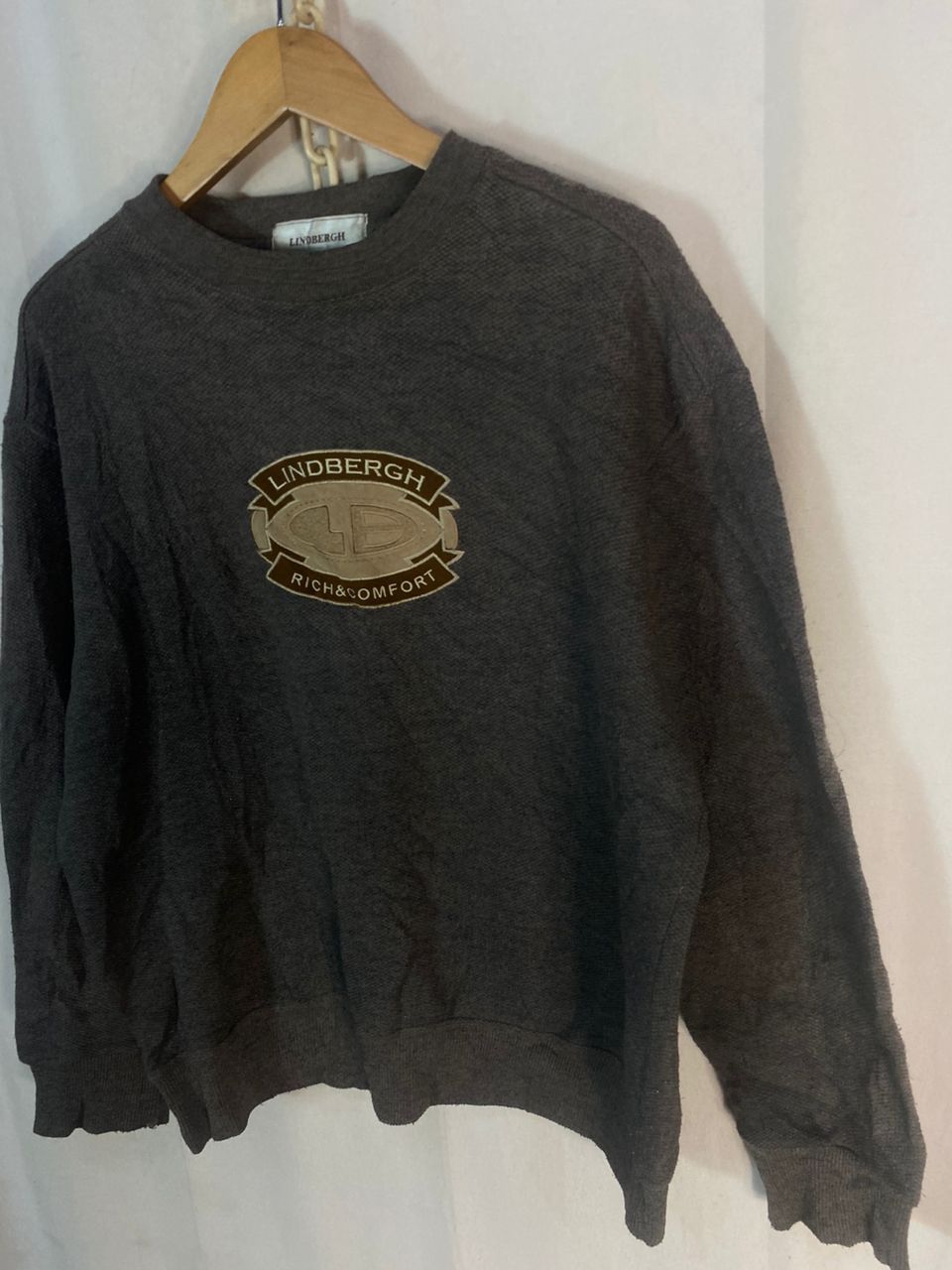 Lindbergh Vintage Lindbergh embroidered logo sweatshirt Size US M / EU 48-50 / 2 - 3 Thumbnail
