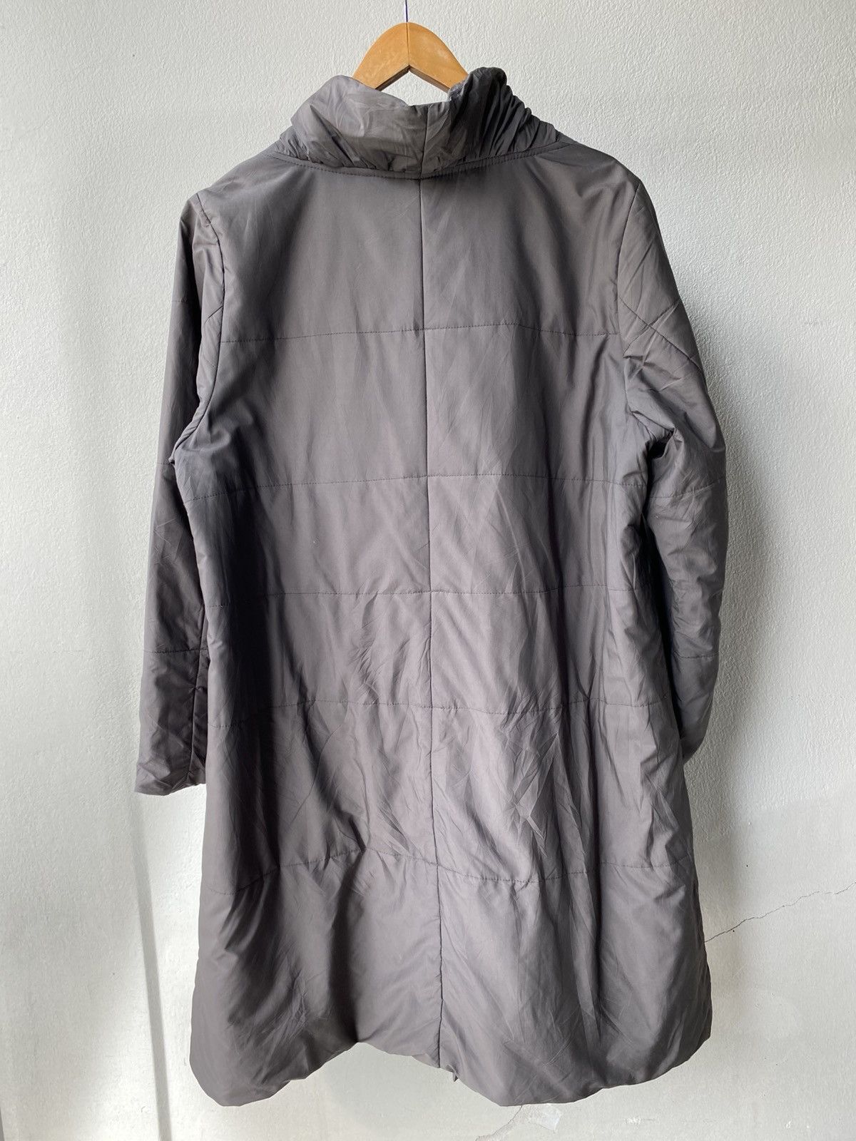 Issey Miyake Plantation Dark grey long coat Size M / US 6-8 / IT 42-44 - 3 Thumbnail