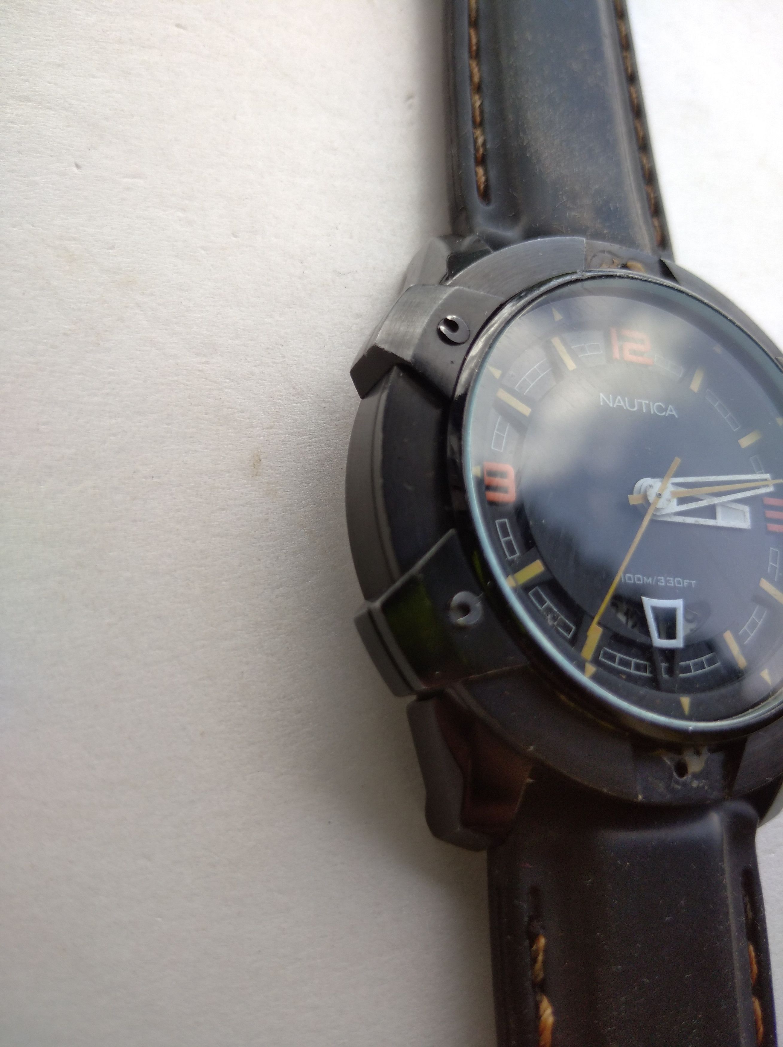 Nautica Mens Watch A35517G NCS 46 with Black Dial