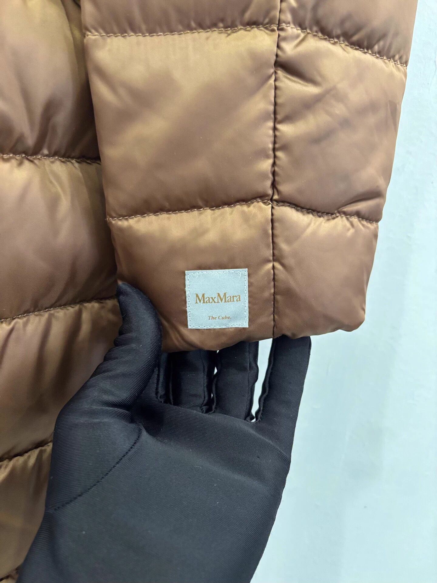 Max Mara MaxMara women's brown irregular tie down coat Size S / US 4 / IT 40 - 4 Thumbnail