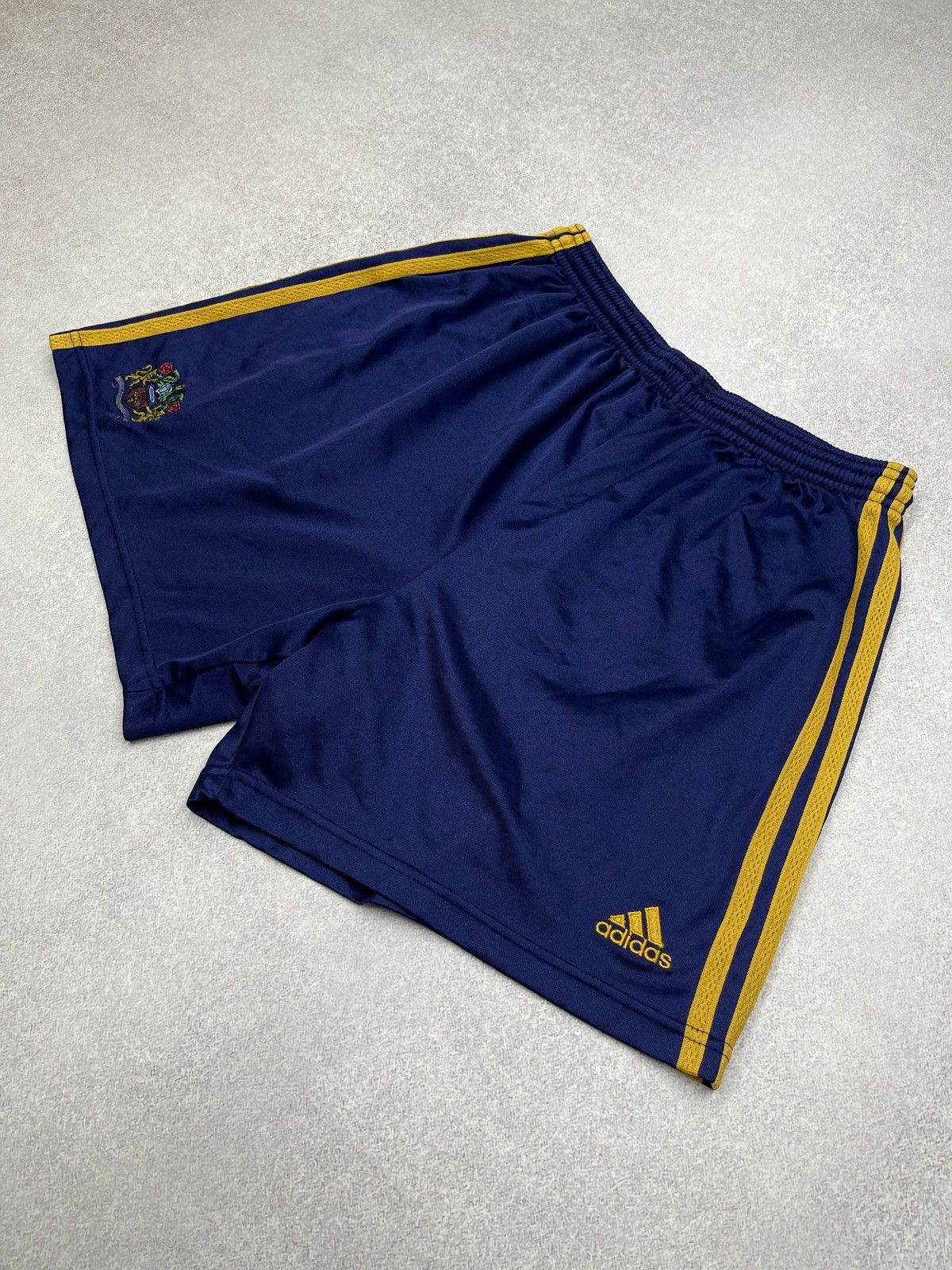 Adidas Vintage Adidas FC Burnley Football Shorts Navy Y2K Soccer Size US 32 / EU 48 - 3 Thumbnail