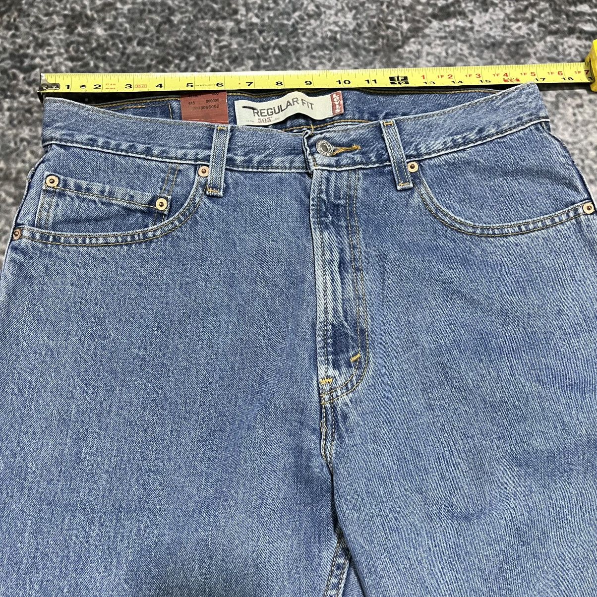 Levi's Vintage Levi's 505 Jeans 2000s Straight Regular Fit 34x34 Size US 34 / EU 50 - 8 Thumbnail