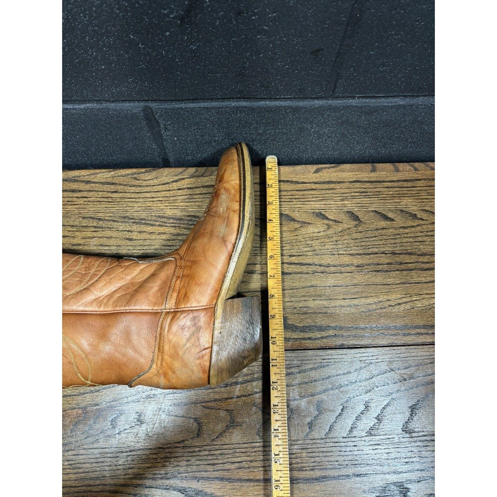Acme Clothing ACME 1607 Brown Distressed Western Boots Size US 10 / EU 43 - 10 Thumbnail