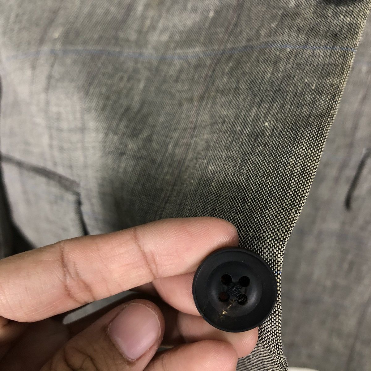 Burberry 🔥Vtg Burberrys Wool & Linen Double Breast Jackets Size US M / EU 48-50 / 2 - 14 Thumbnail