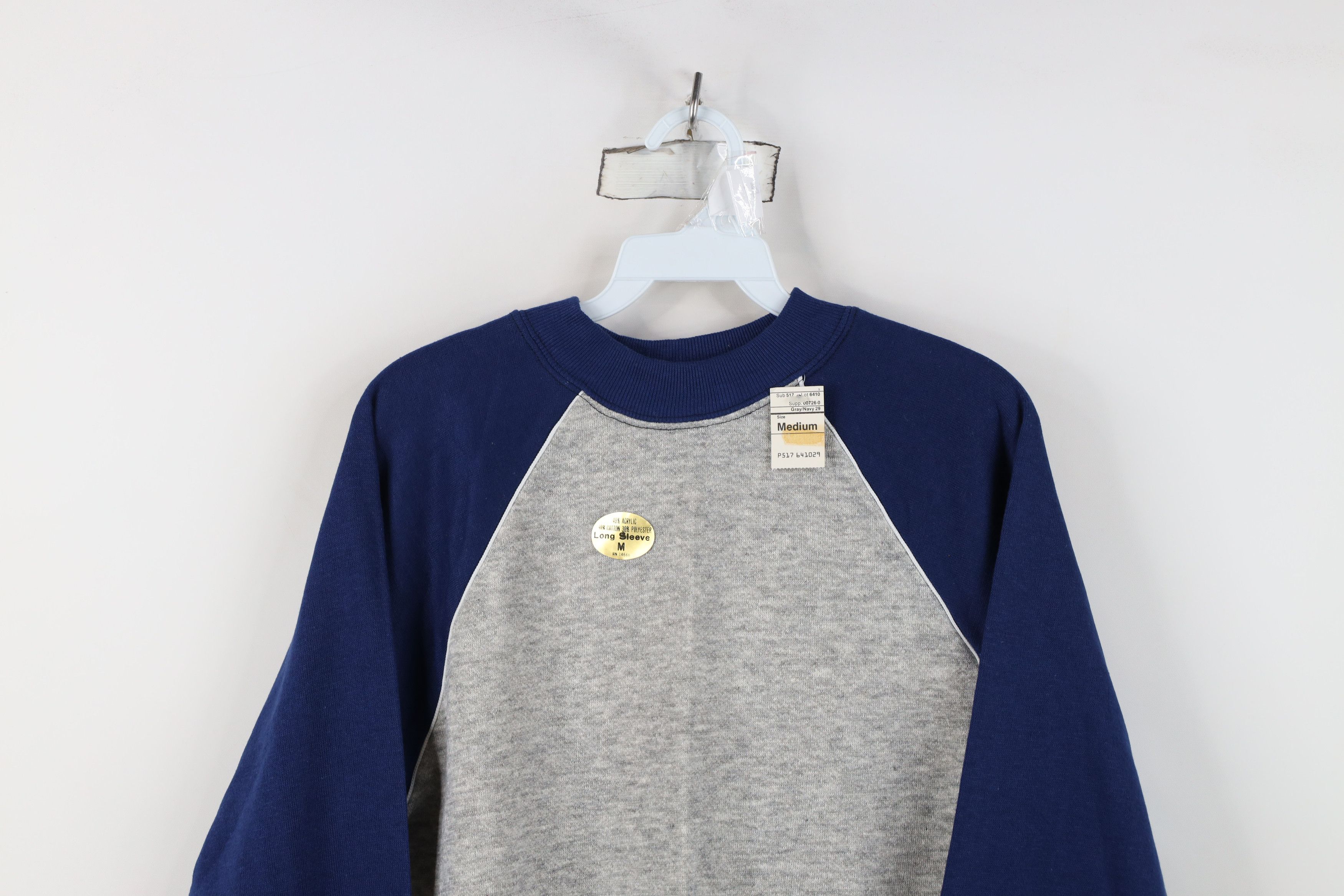 Vintage Deadstock Vintage 60s 70s Streetwear Raglan Sweatshirt USA Size US M / EU 48-50 / 2 - 2 Thumbnail
