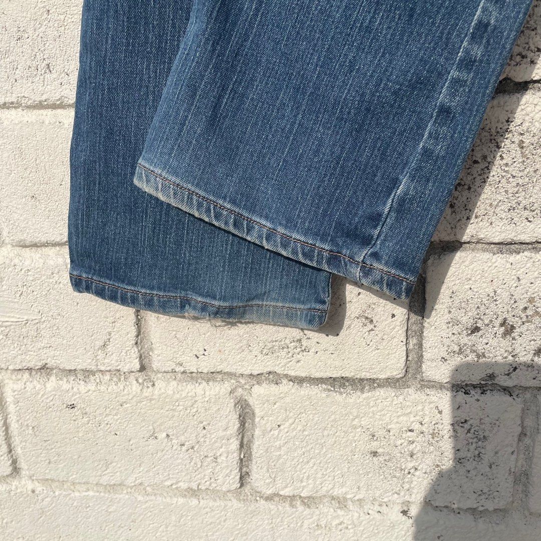 Levi's Vintage Clothing Size 31 Levis 525 Bootcut Jeans Denim for Woman Size 31" - 6 Thumbnail