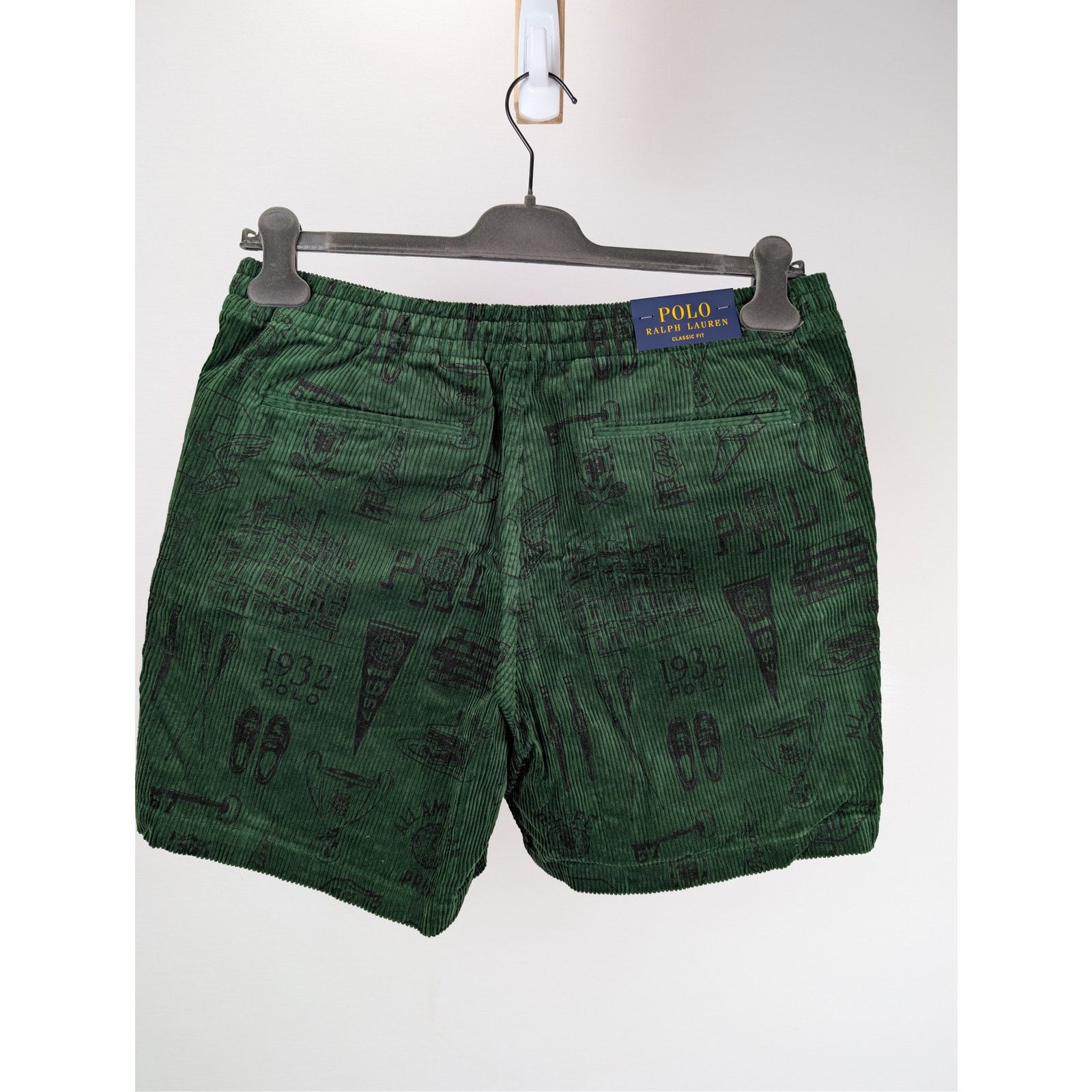 Polo Ralph Lauren o1rshd1 CC20 Velvet Shorts in Green Size US 32 / EU 48 - 10 Thumbnail