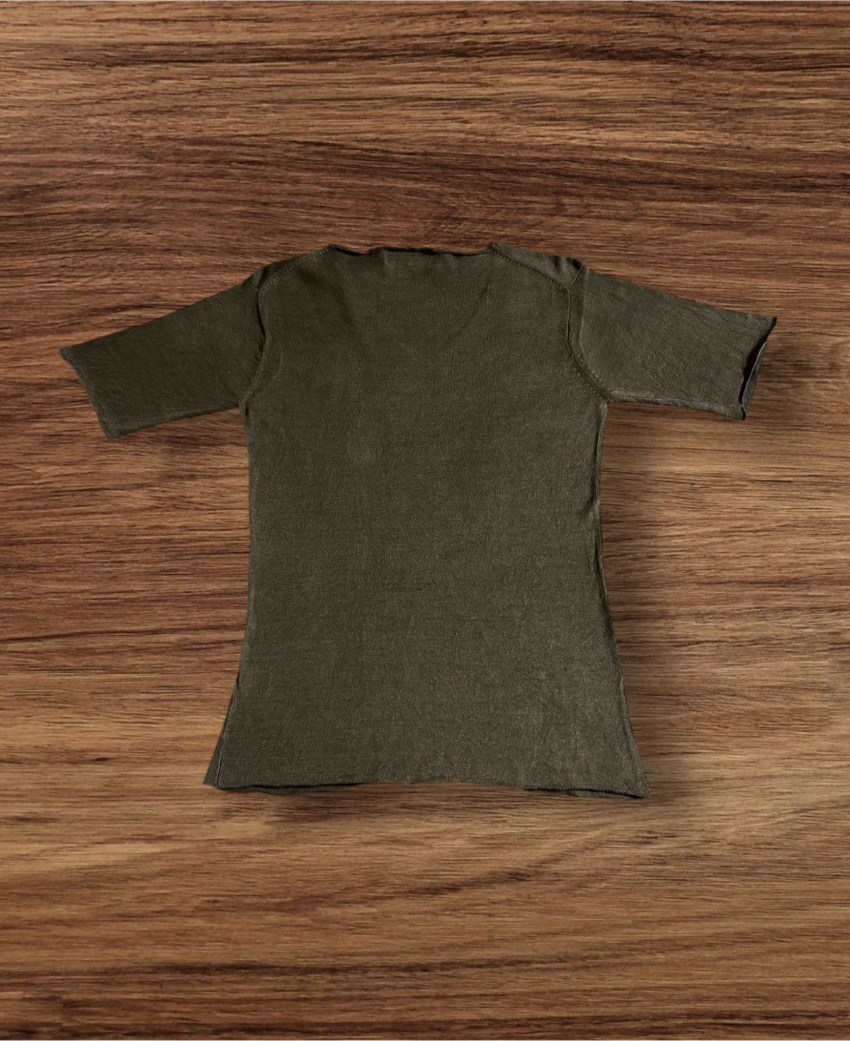 Beams Plus Vintage BEAMS Vneck Distressed T-Shirt Size US S / EU 44-46 / 1 - 2 Thumbnail