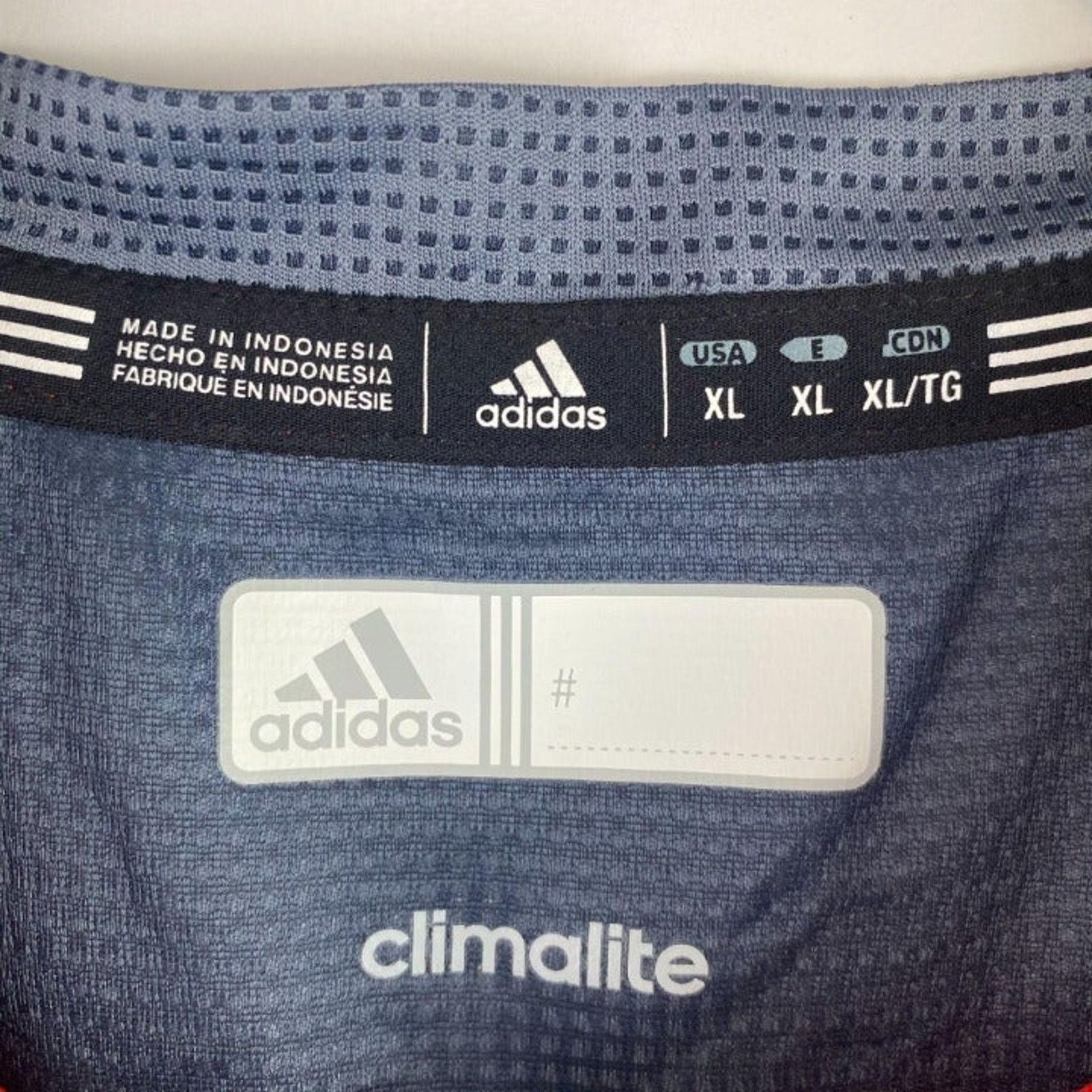 Adidas Adidas Red & Grey Climalite Athletic Shirt Men's Size XL NWT Size US XL / EU 56 / 4 - 3 Thumbnail