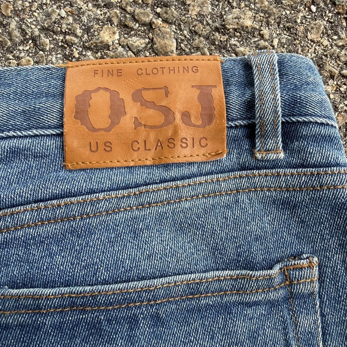 Japanese Brand VINTAGE OSJ DENIM FADED RIPPEP JEAN PANTS Size US 32 / EU 48 - 13 Thumbnail