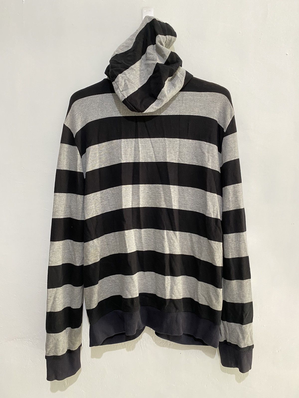 PPFM Ask Enquiered poem british culture striped zip hoodie Size US XL / EU 56 / 4 - 2 Thumbnail