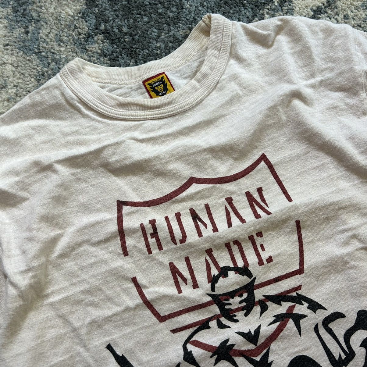 Human Made CREAM MAROON iCE HOCKEY GOALiE NiGO SLUBBY MOUNTED COLLAR Size US S / EU 44-46 / 1 - 2 Thumbnail