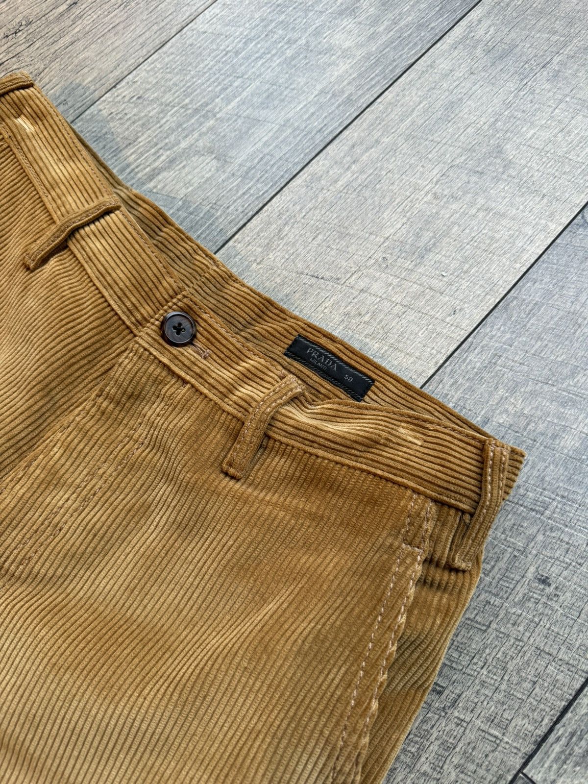 Prada Prada AW17 Brown Corduroy Trousers Pants - 50 Size US 34 / EU 50 - 4 Thumbnail