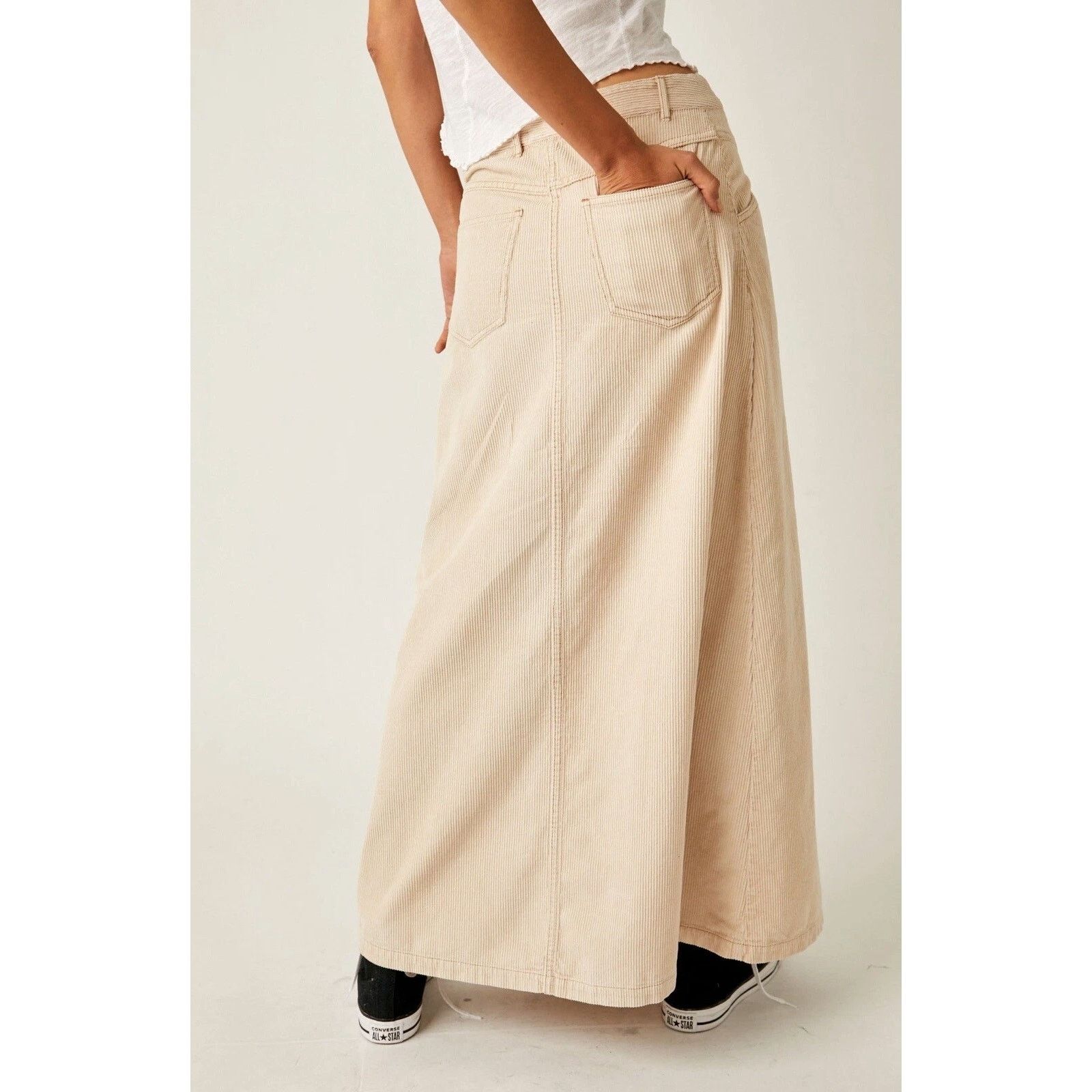 Free People Free People Come As You Are Corduroy Maxi Skirt - NWOT Sz 8 Size 30" / US 8 / IT 44 - 2 Thumbnail